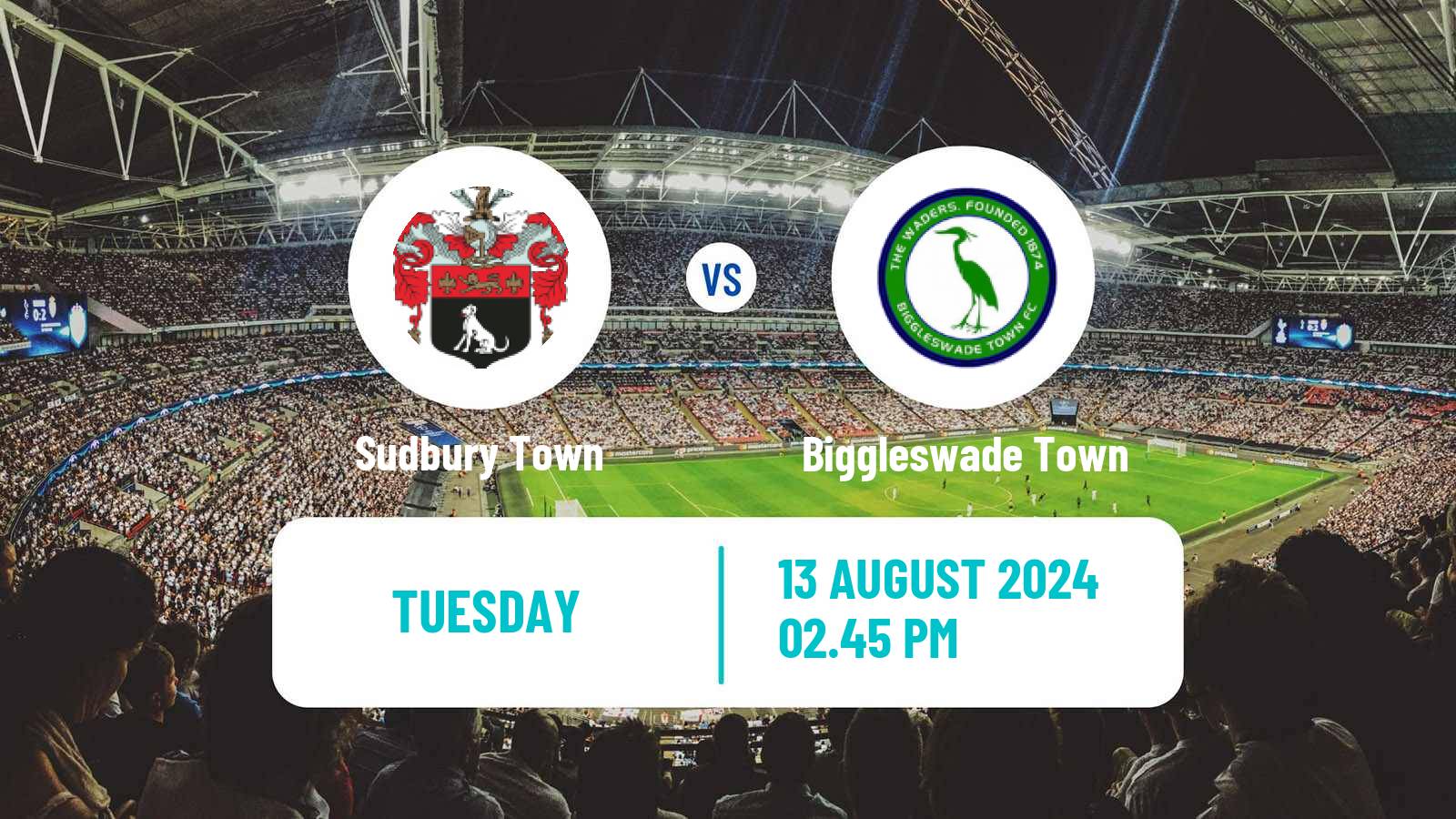 Soccer English Southern League Central Division Sudbury Town - Biggleswade Town