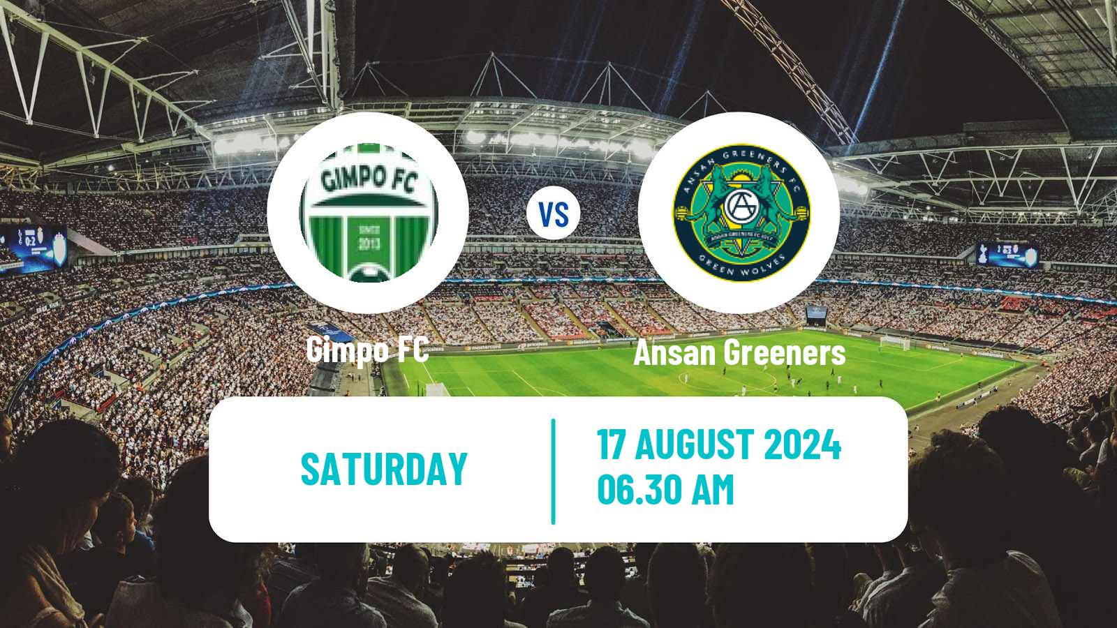 Soccer South Korean K-League 2 Gimpo - Ansan Greeners