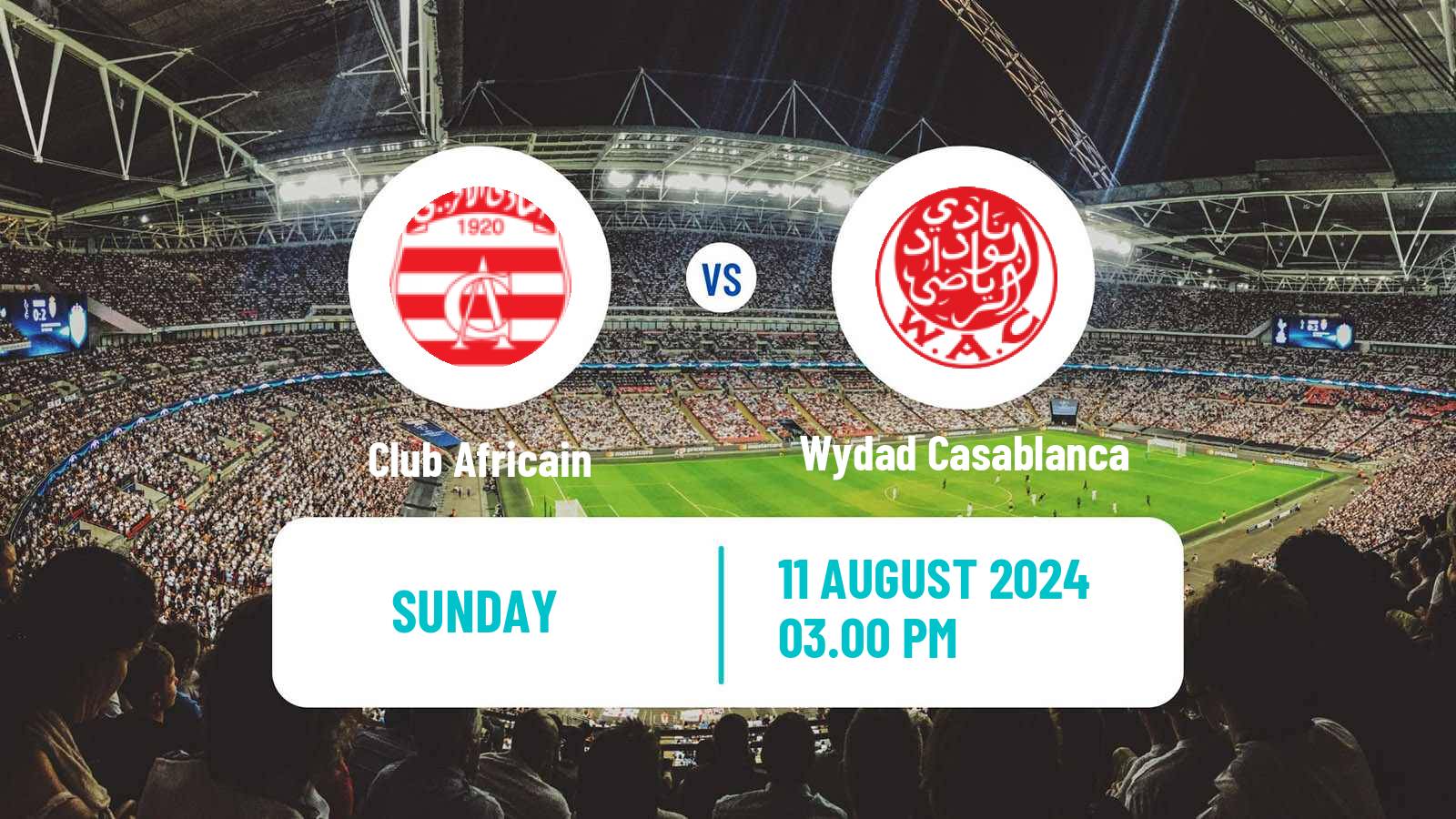 Soccer Club Friendly Club Africain - Wydad Casablanca