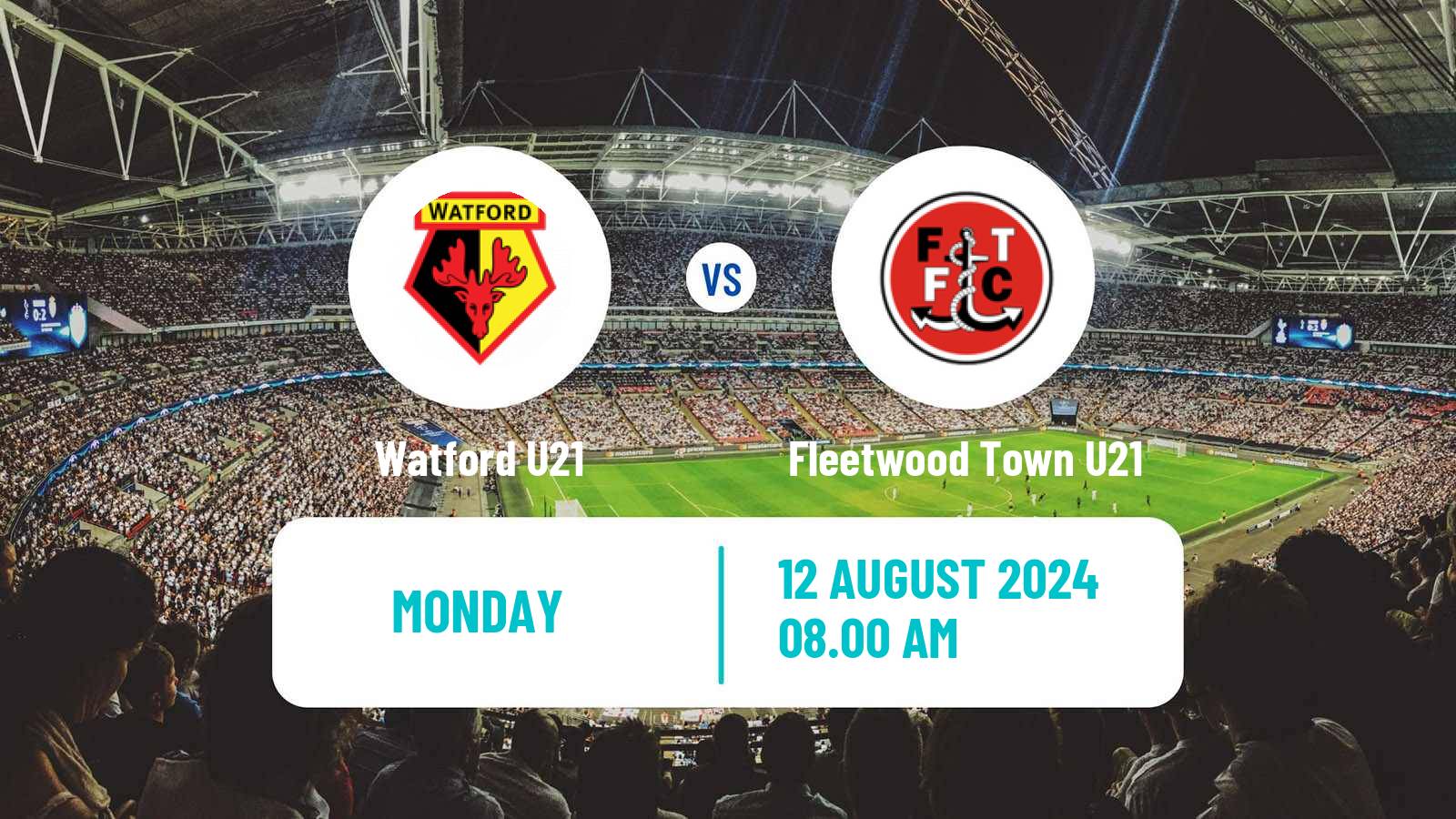 Soccer English Professional Development League Watford U21 - Fleetwood Town U21