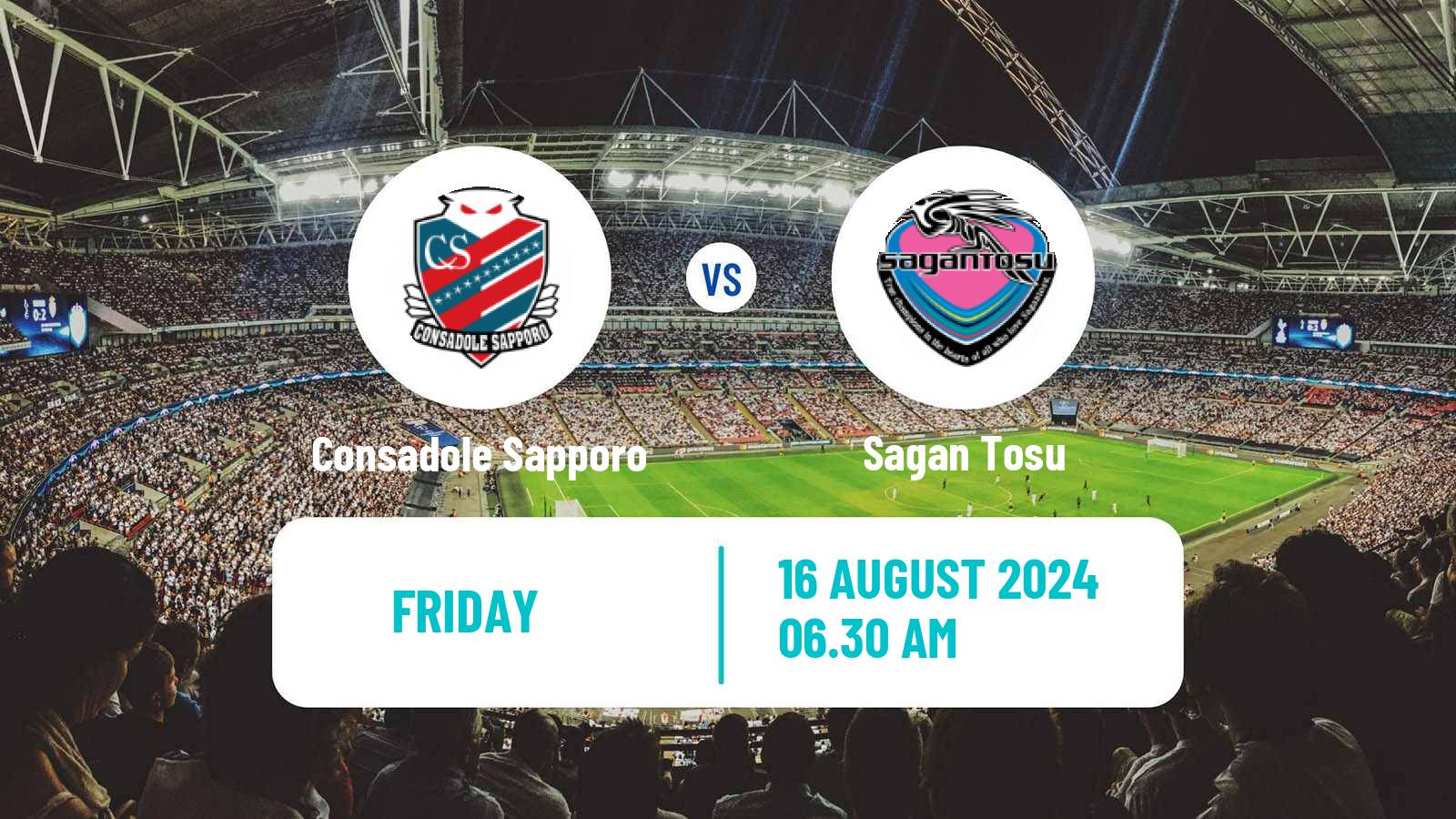 Soccer Japan J1 League Consadole Sapporo - Sagan Tosu