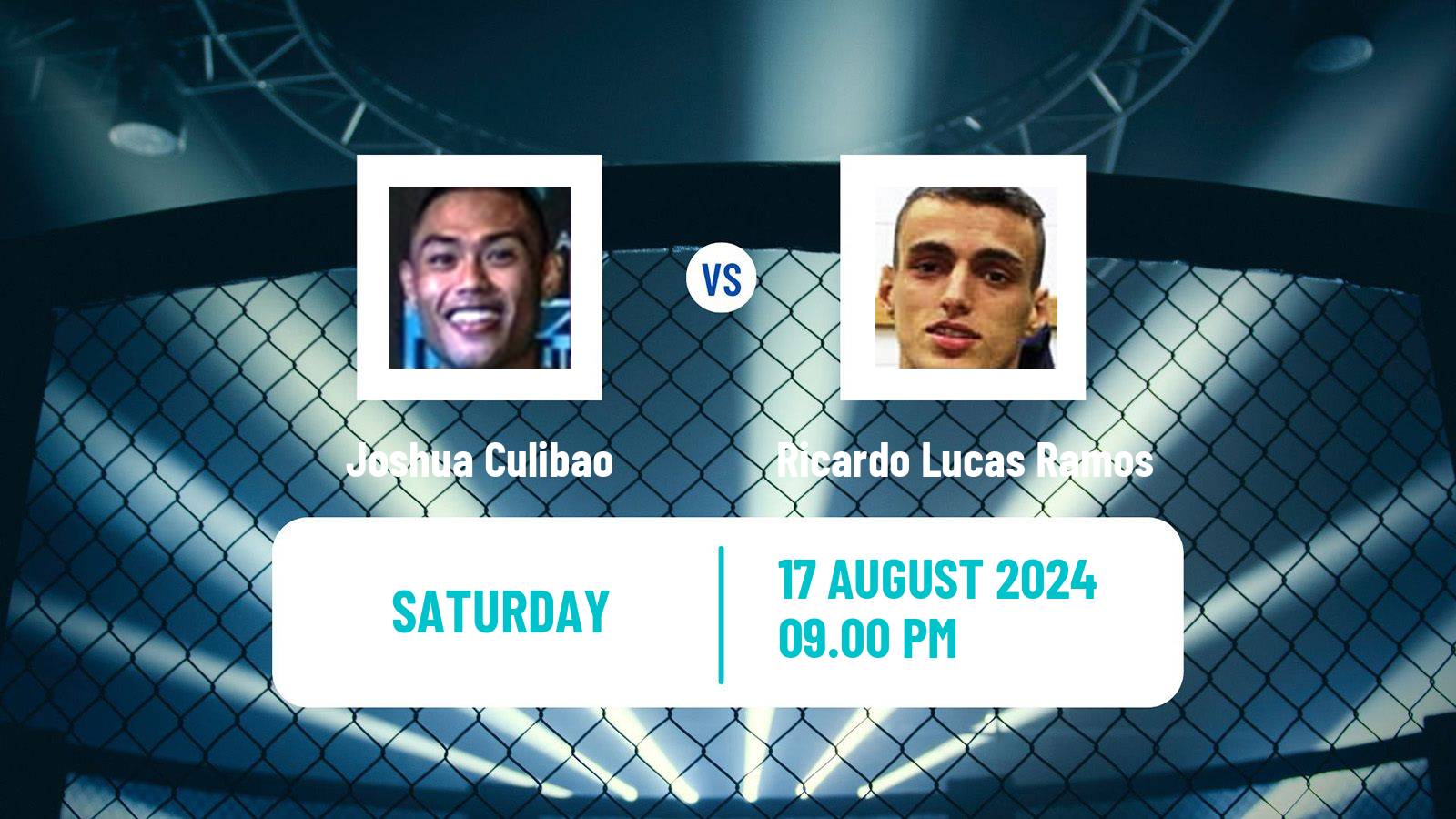 MMA Featherweight UFC Men Joshua Culibao - Ricardo Lucas Ramos