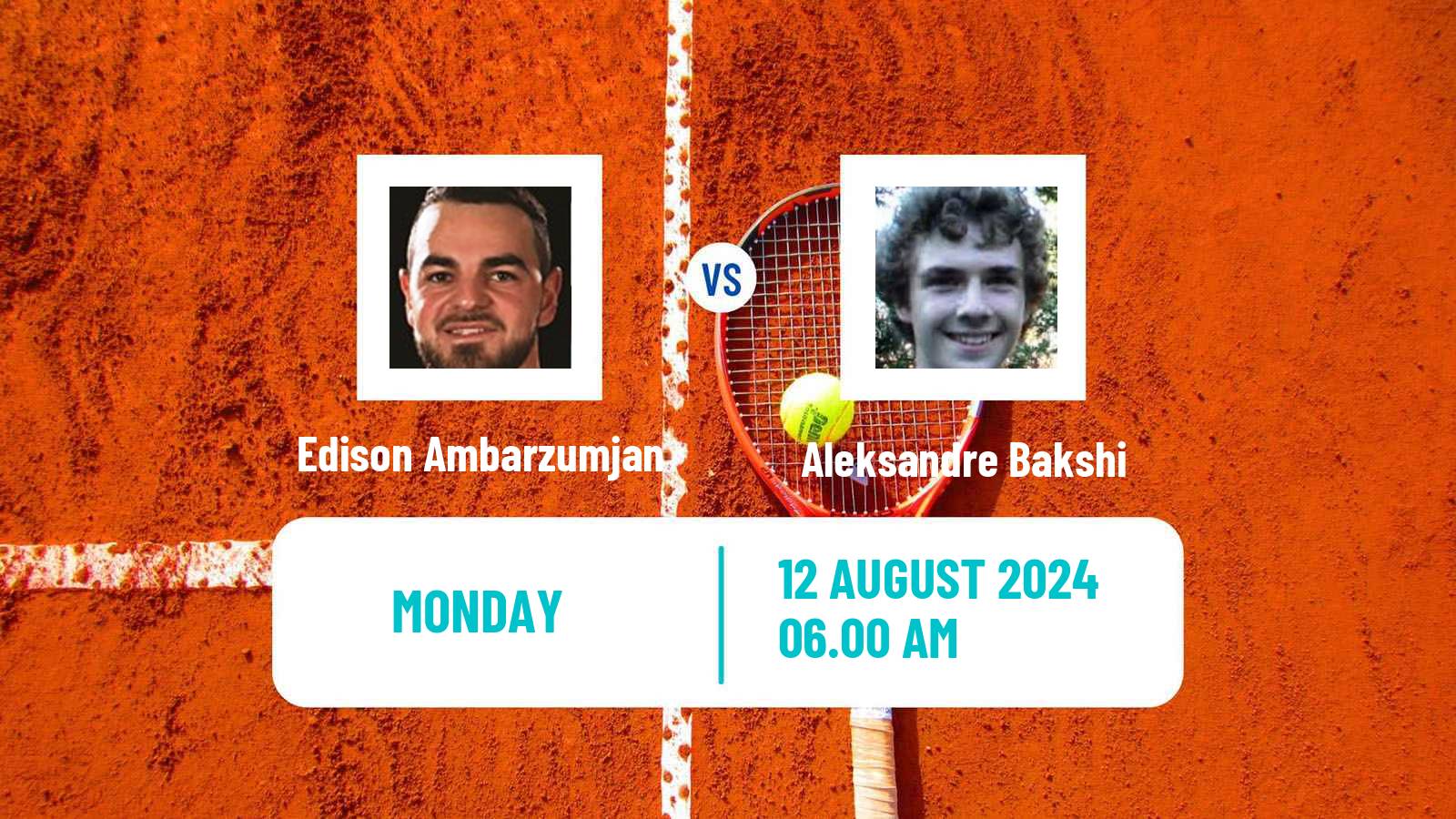 Tennis Grodzisk Mazowiecki Challenger Men Edison Ambarzumjan - Aleksandre Bakshi