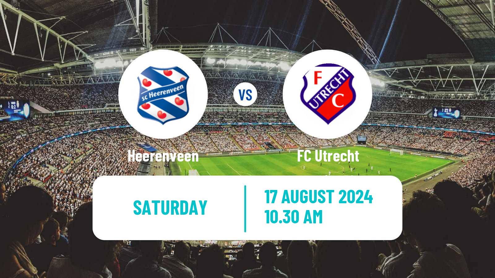 Soccer Dutch Eredivisie Heerenveen - Utrecht