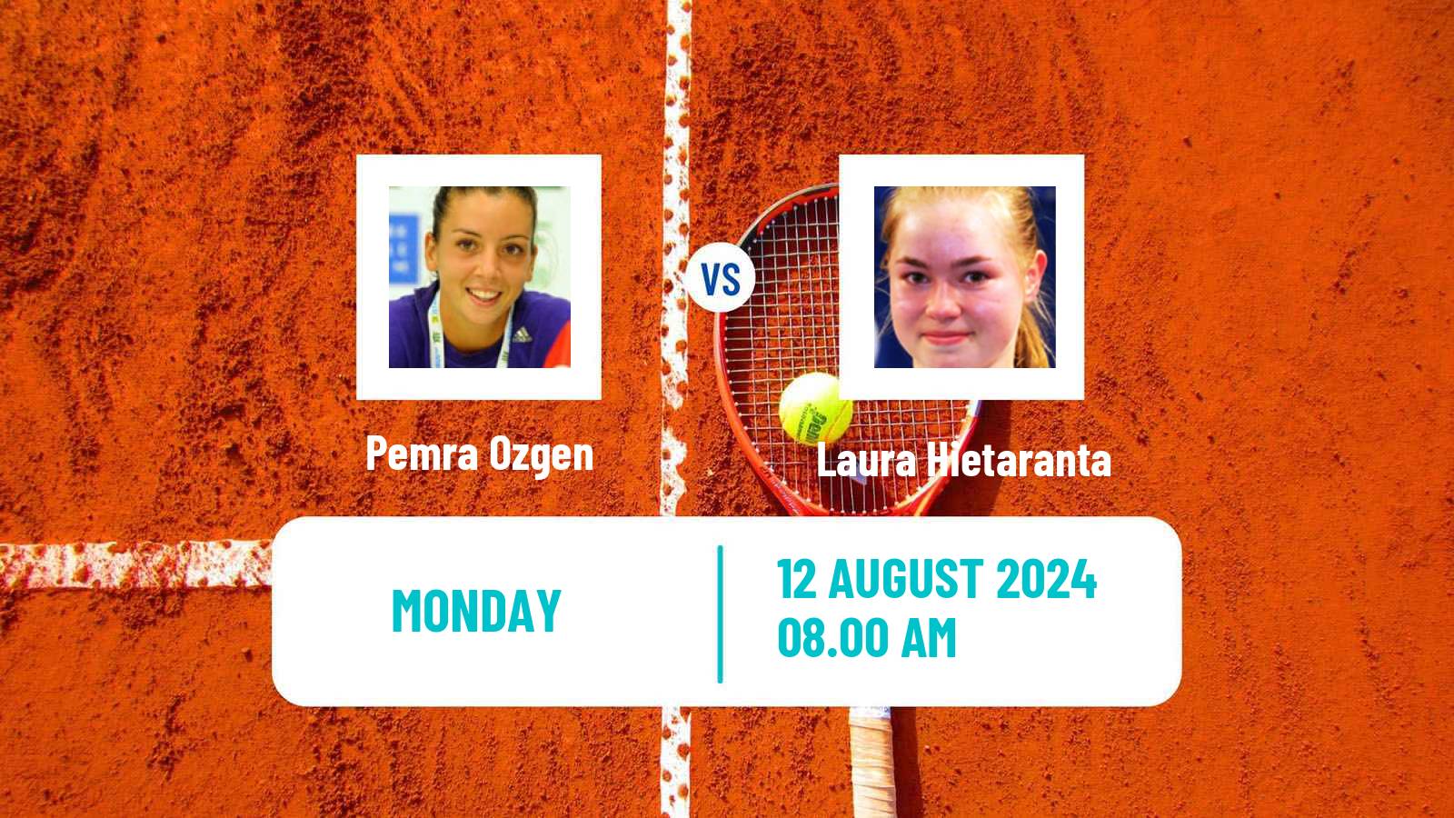 Tennis ITF W75 Kursumlijska Banja Women 2024 Pemra Ozgen - Laura Hietaranta