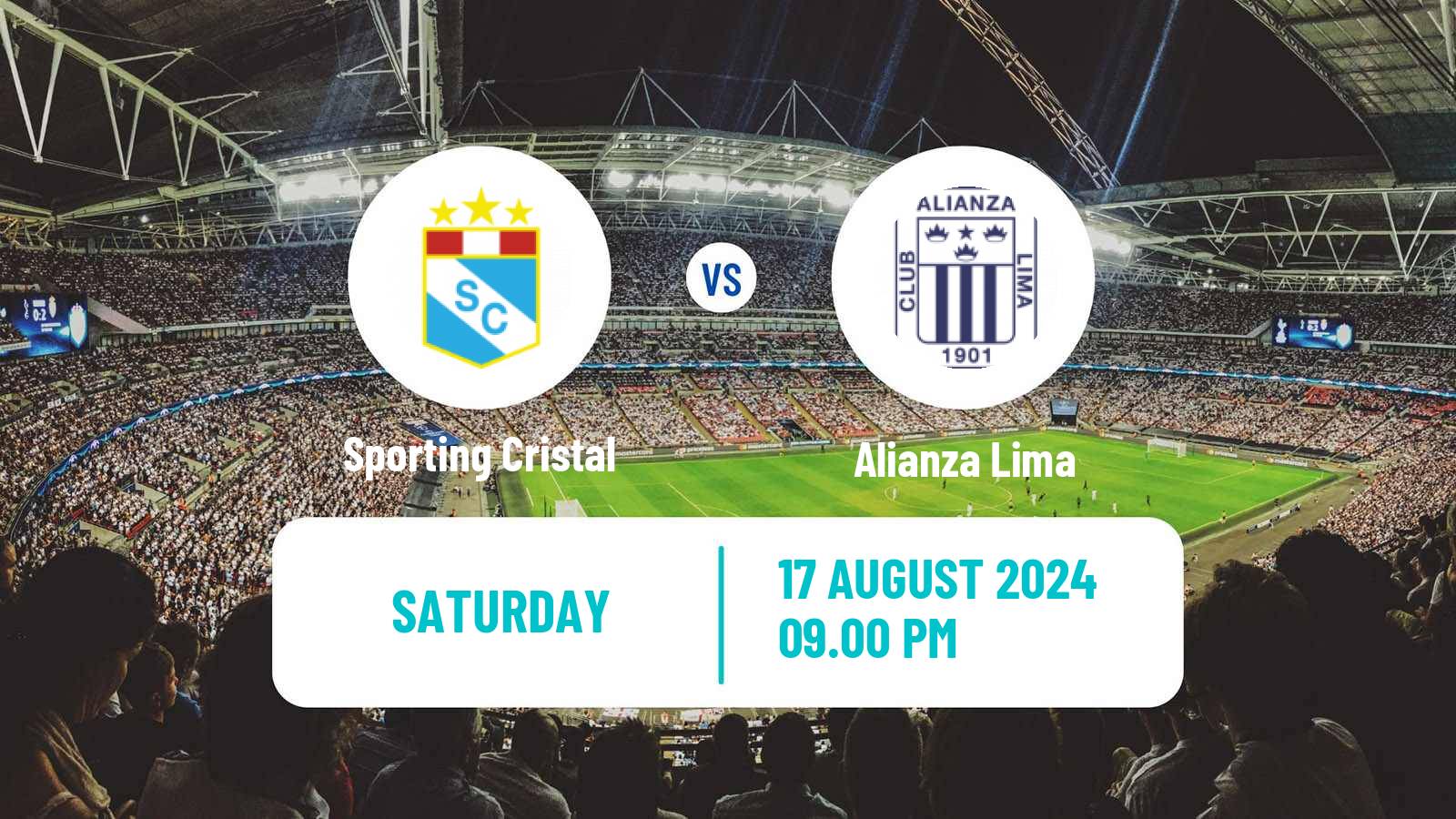 Soccer Peruvian Liga 1 Sporting Cristal - Alianza Lima