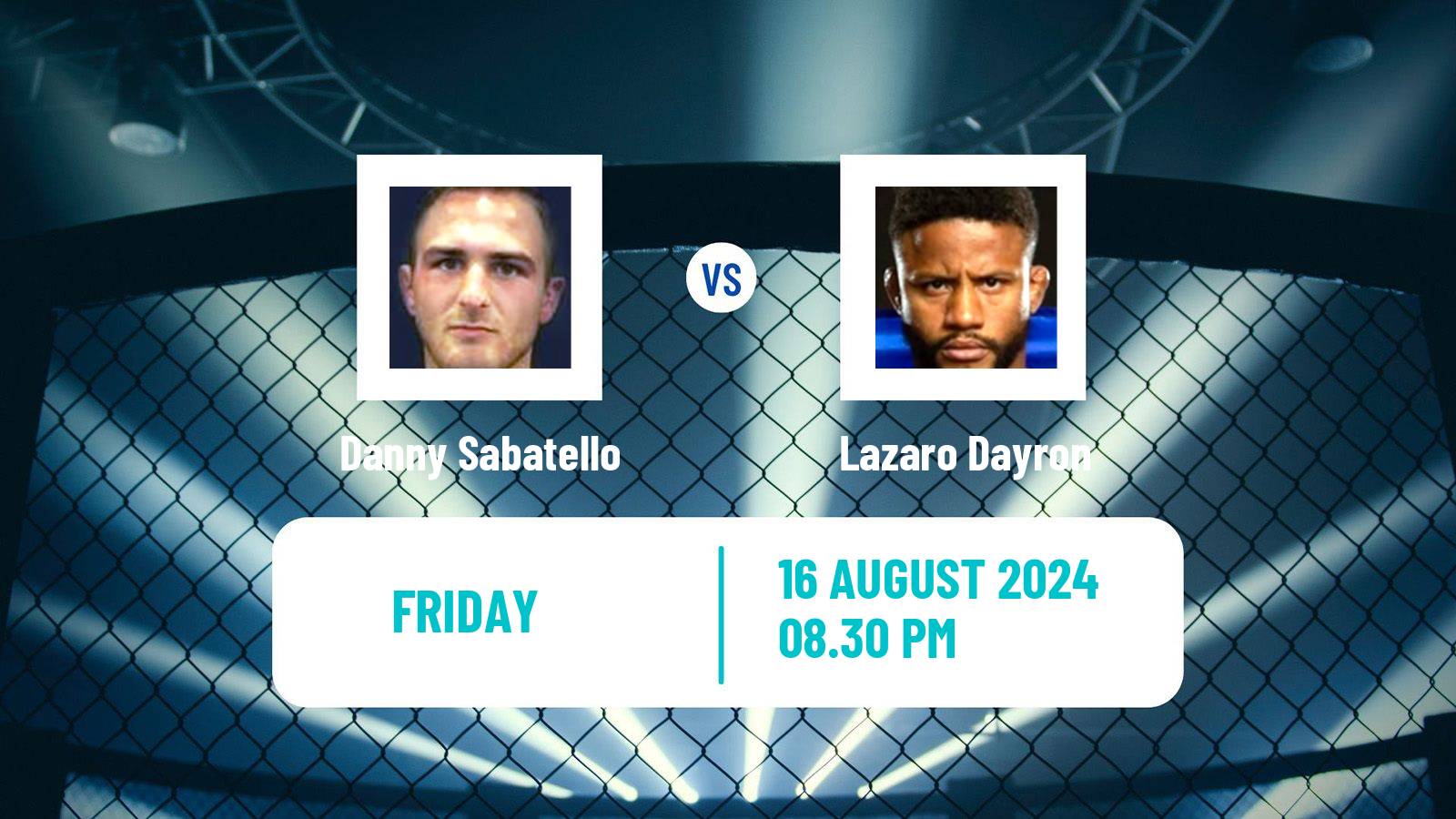 MMA Bantamweight Pfl Men Danny Sabatello - Lazaro Dayron