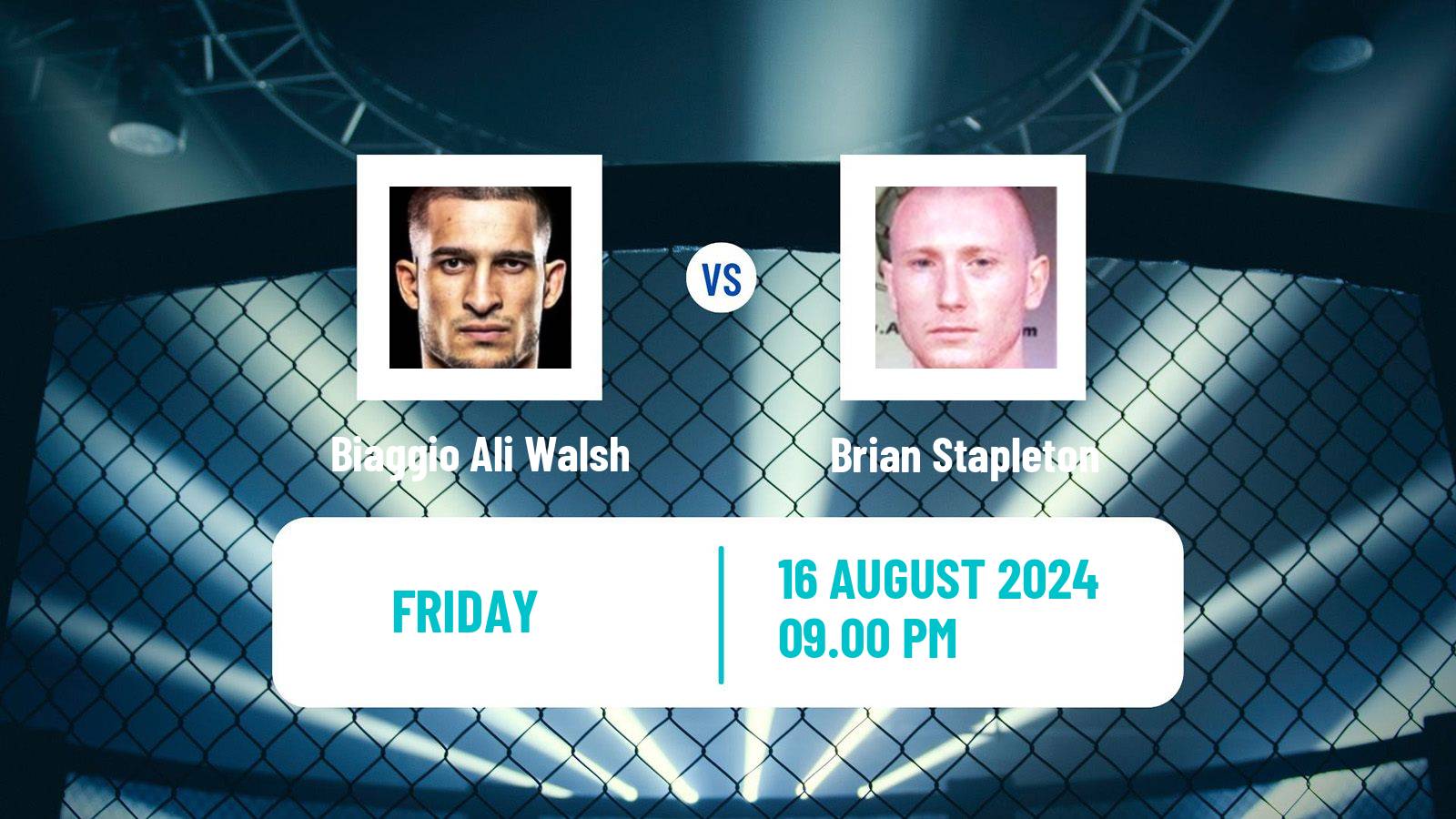 MMA Lightweight Pfl Men Biaggio Ali Walsh - Brian Stapleton