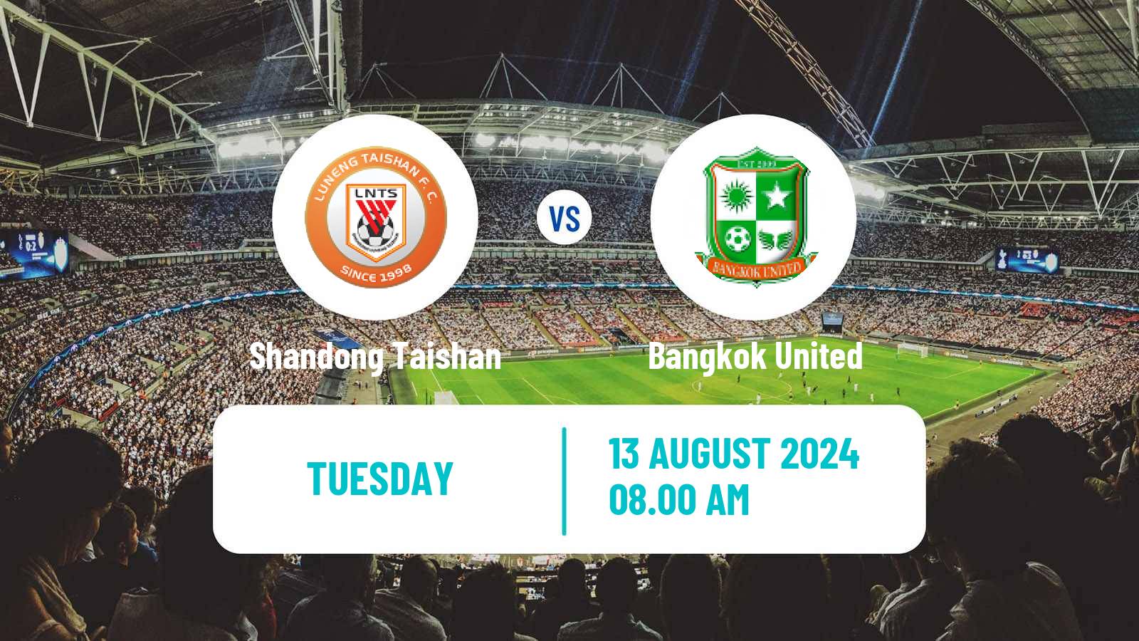 Soccer AFC Champions League Shandong Taishan - Bangkok United