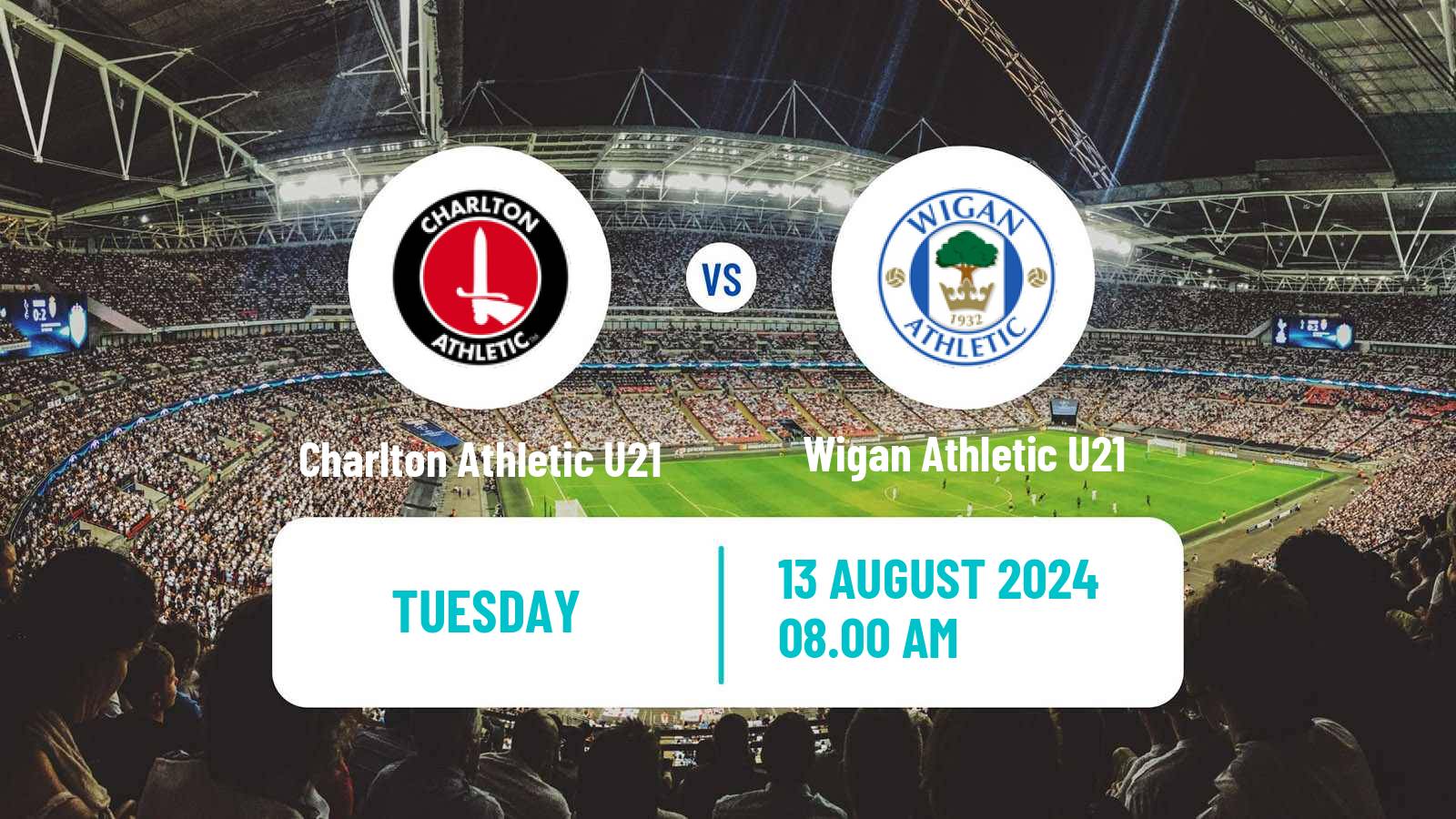 Soccer English Professional Development League Charlton Athletic U21 - Wigan Athletic U21