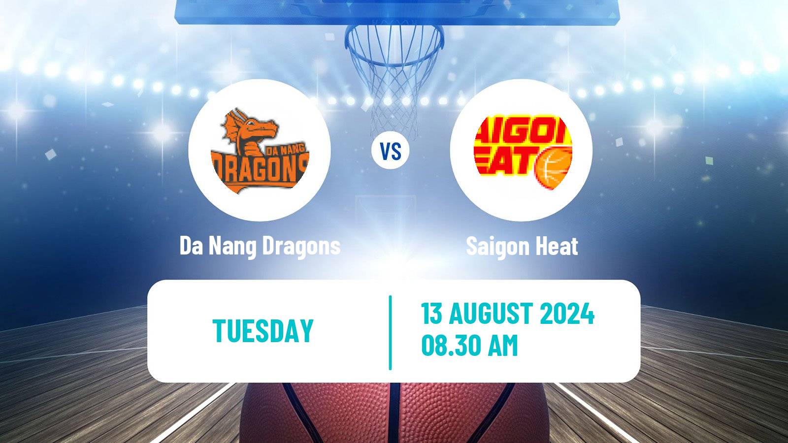 Basketball Vietnamese VBA Da Nang Dragons - Saigon Heat