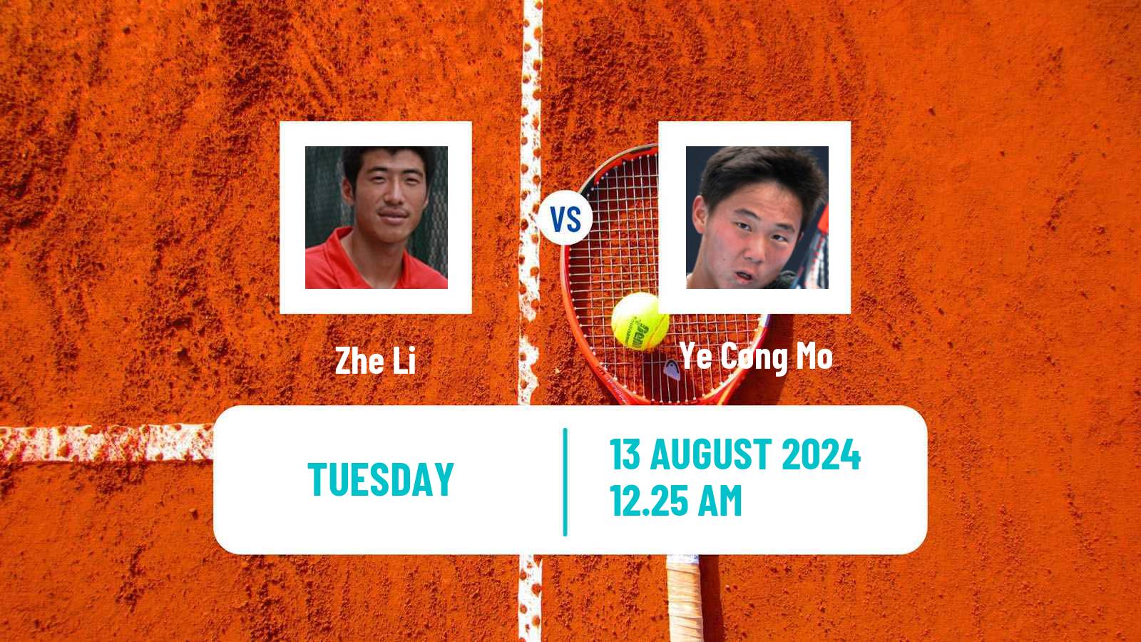 Tennis ITF M25 Yinchuan Men 2024 Zhe Li - Ye Cong Mo