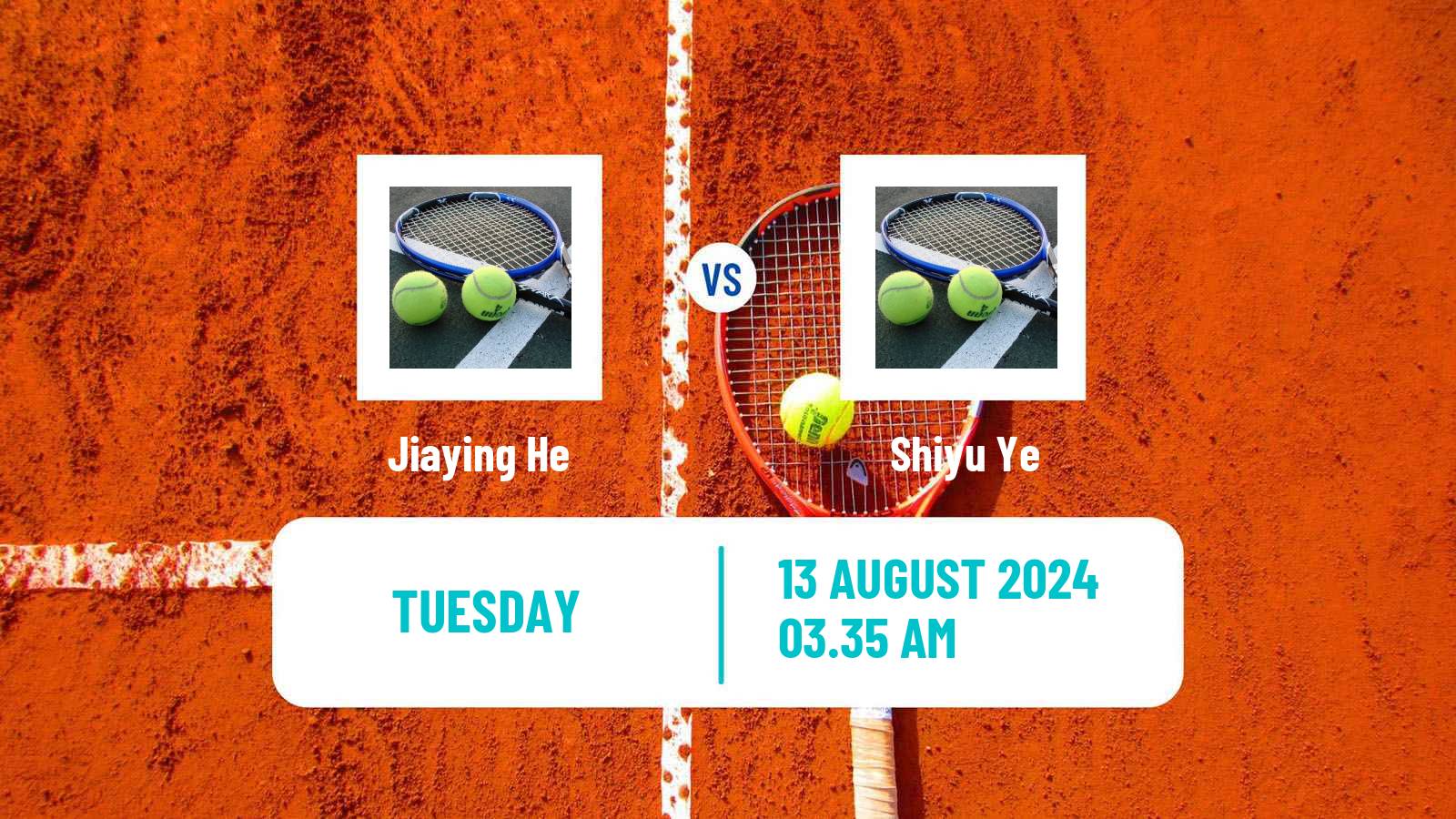 Tennis ITF W15 Xiamen Women 2024 Jiaying He - Shiyu Ye