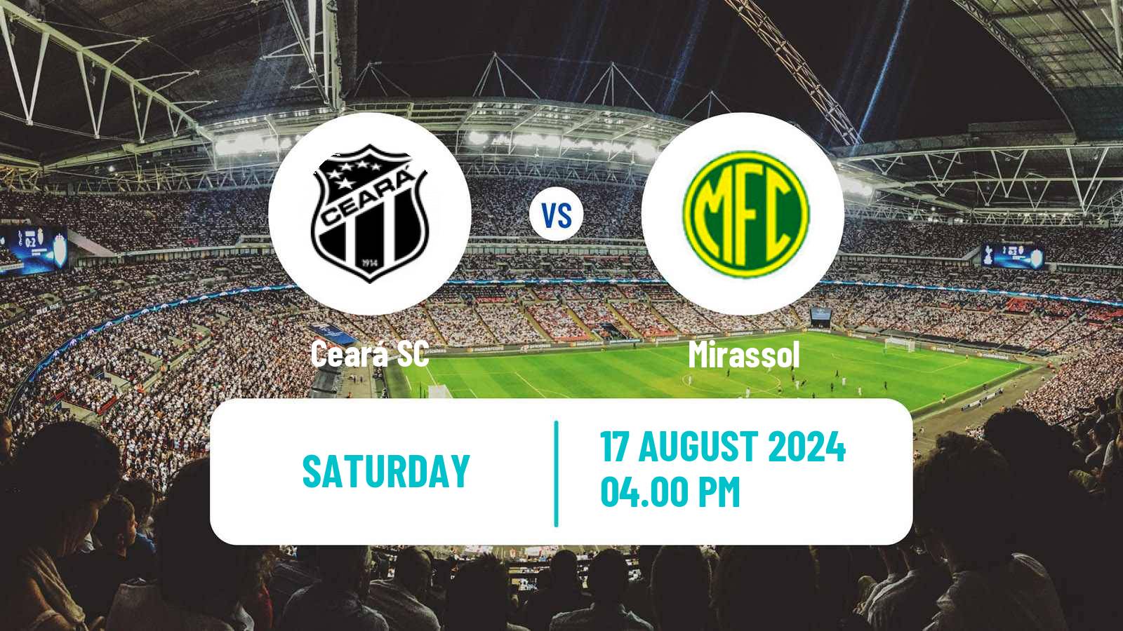 Soccer Brazilian Serie B Ceará - Mirassol