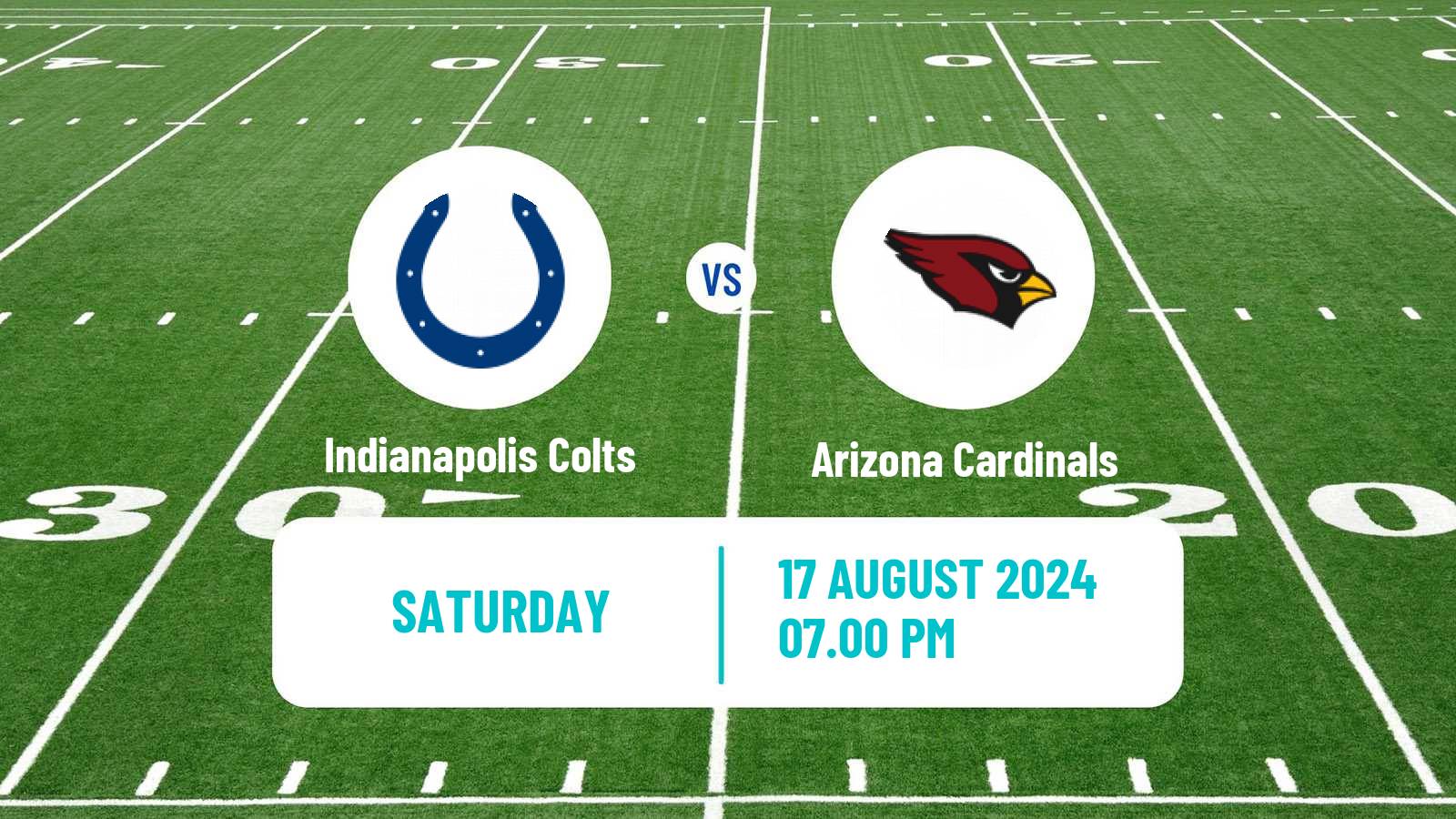 American football NFL Indianapolis Colts - Arizona Cardinals