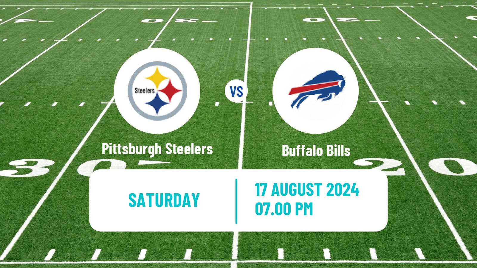 American football NFL Pittsburgh Steelers - Buffalo Bills