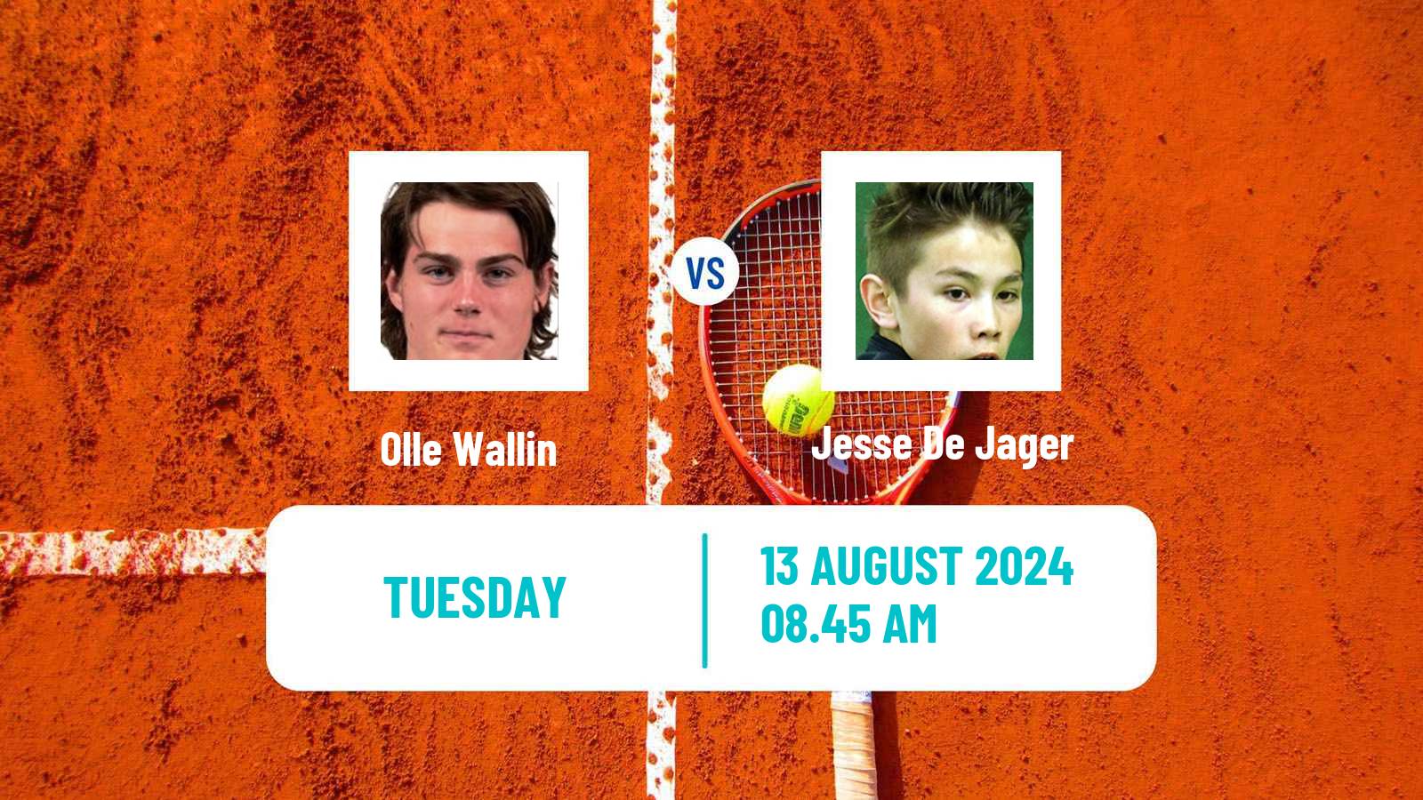 Tennis ITF M15 Ystad Men Olle Wallin - Jesse De Jager