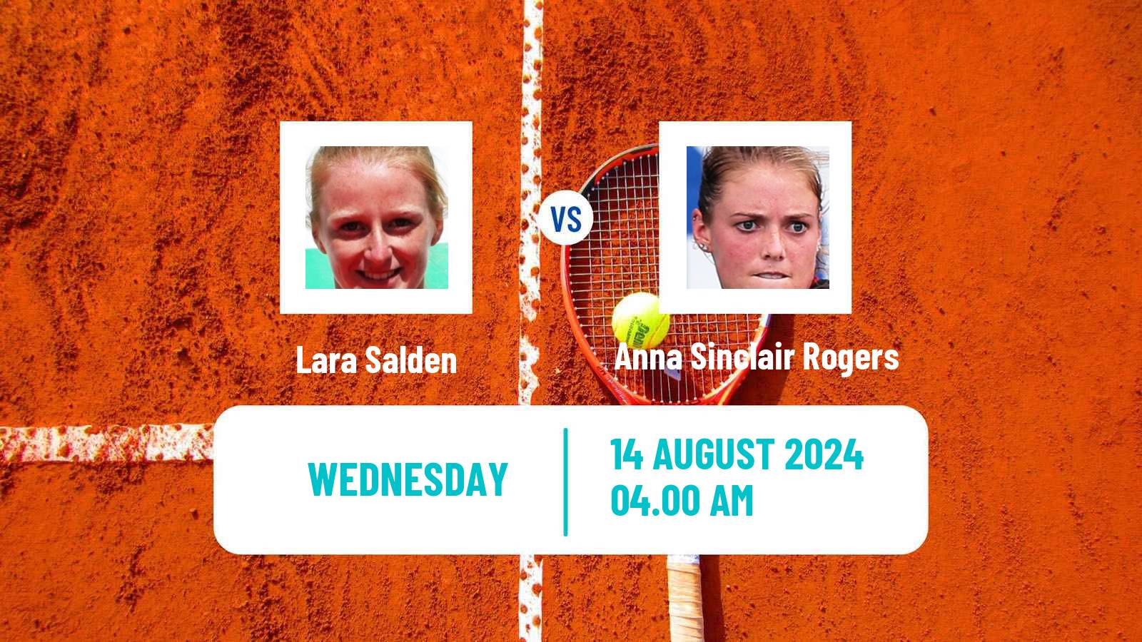 Tennis ITF W50 Ourense Women Lara Salden - Anna Sinclair Rogers