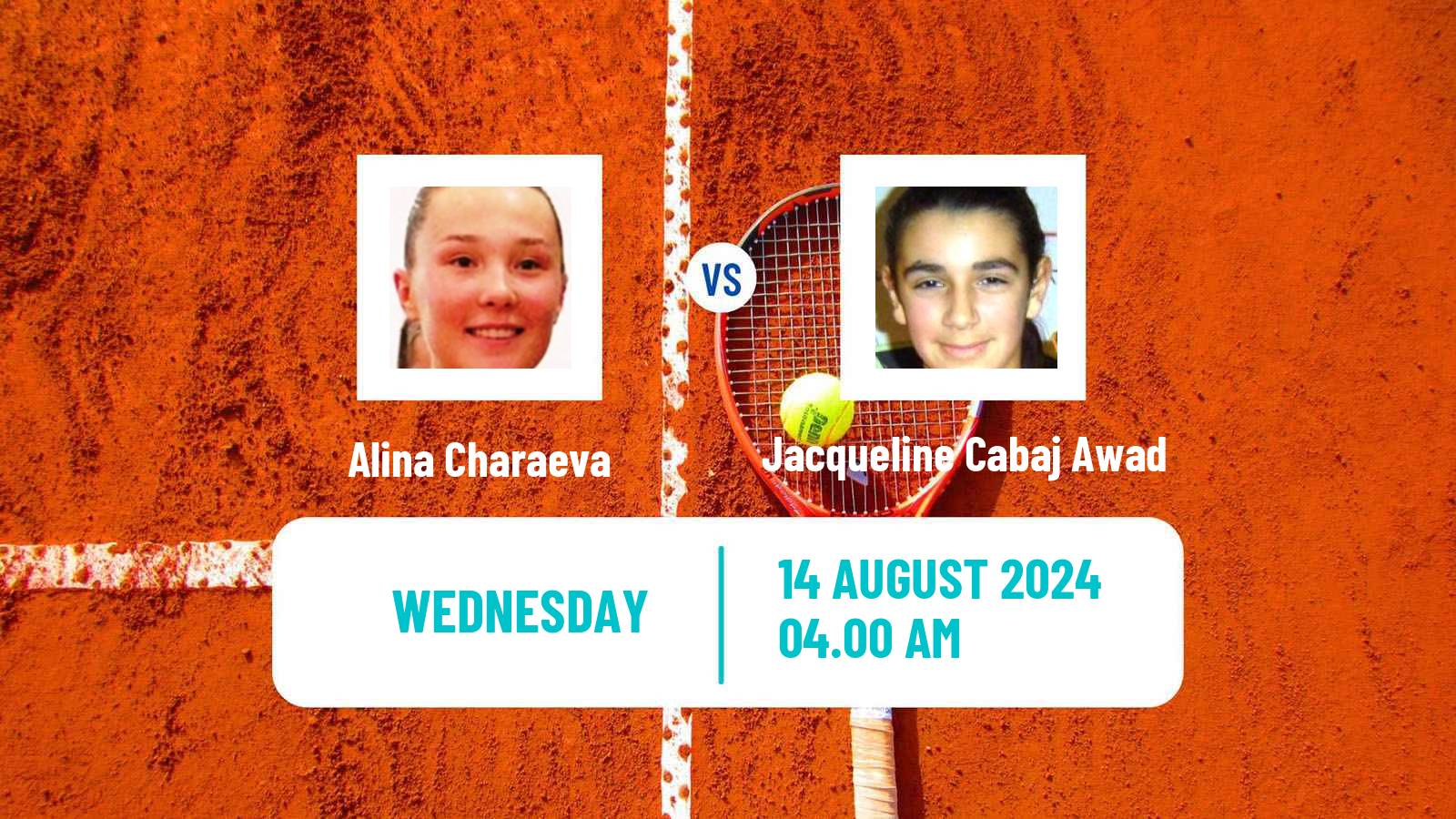 Tennis ITF W50 Ourense Women Alina Charaeva - Jacqueline Cabaj Awad