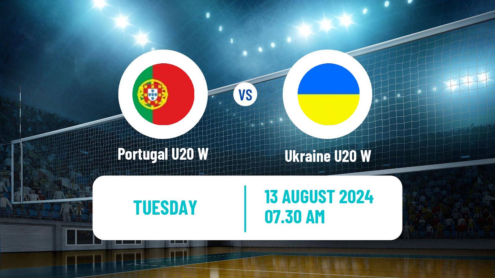 Volleyball European Championship U20 Volleyball Women Portugal U20 W - Ukraine U20 W