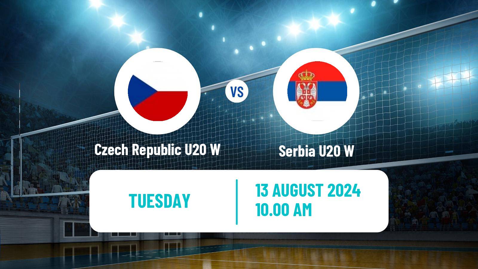 Volleyball European Championship U20 Volleyball Women Czech Republic U20 W - Serbia U20 W