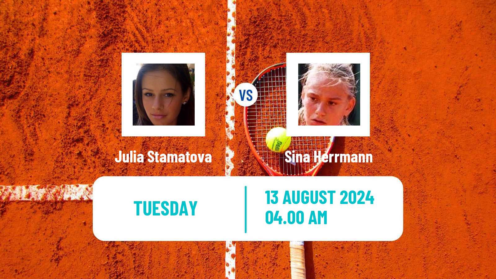 Tennis ITF W75 Amstetten Women Julia Stamatova - Sina Herrmann