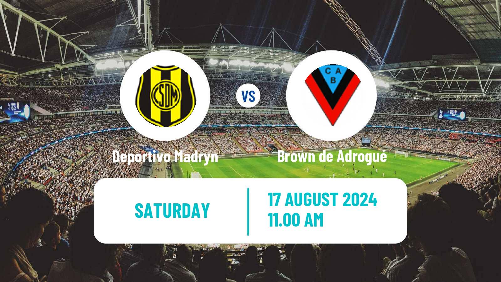 Soccer Argentinian Primera Nacional Deportivo Madryn - Brown de Adrogué