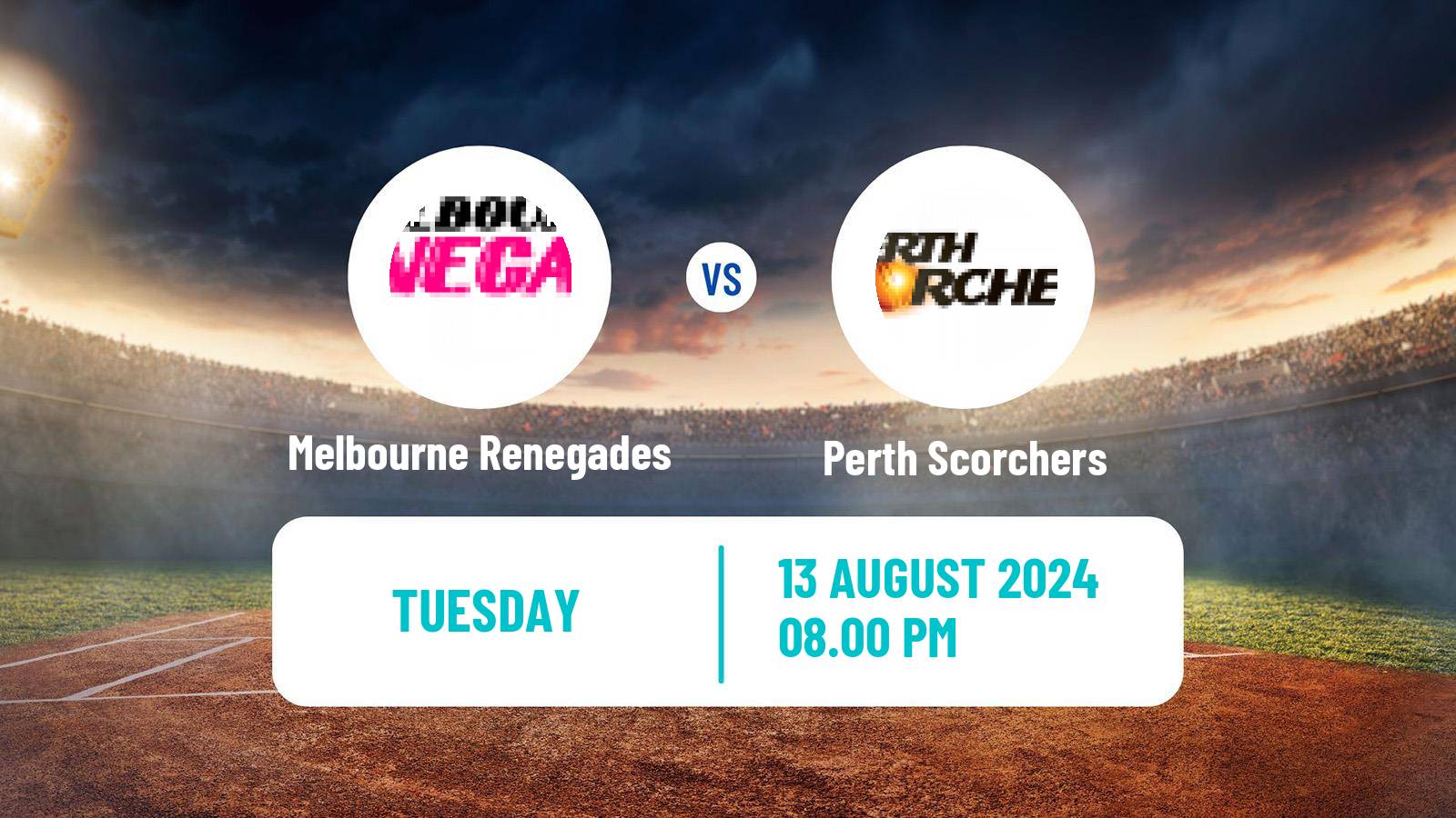 Cricket Australian Top End Series Melbourne Renegades - Perth Scorchers