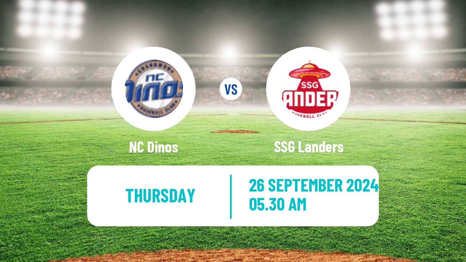 Baseball KBO NC Dinos - SSG Landers