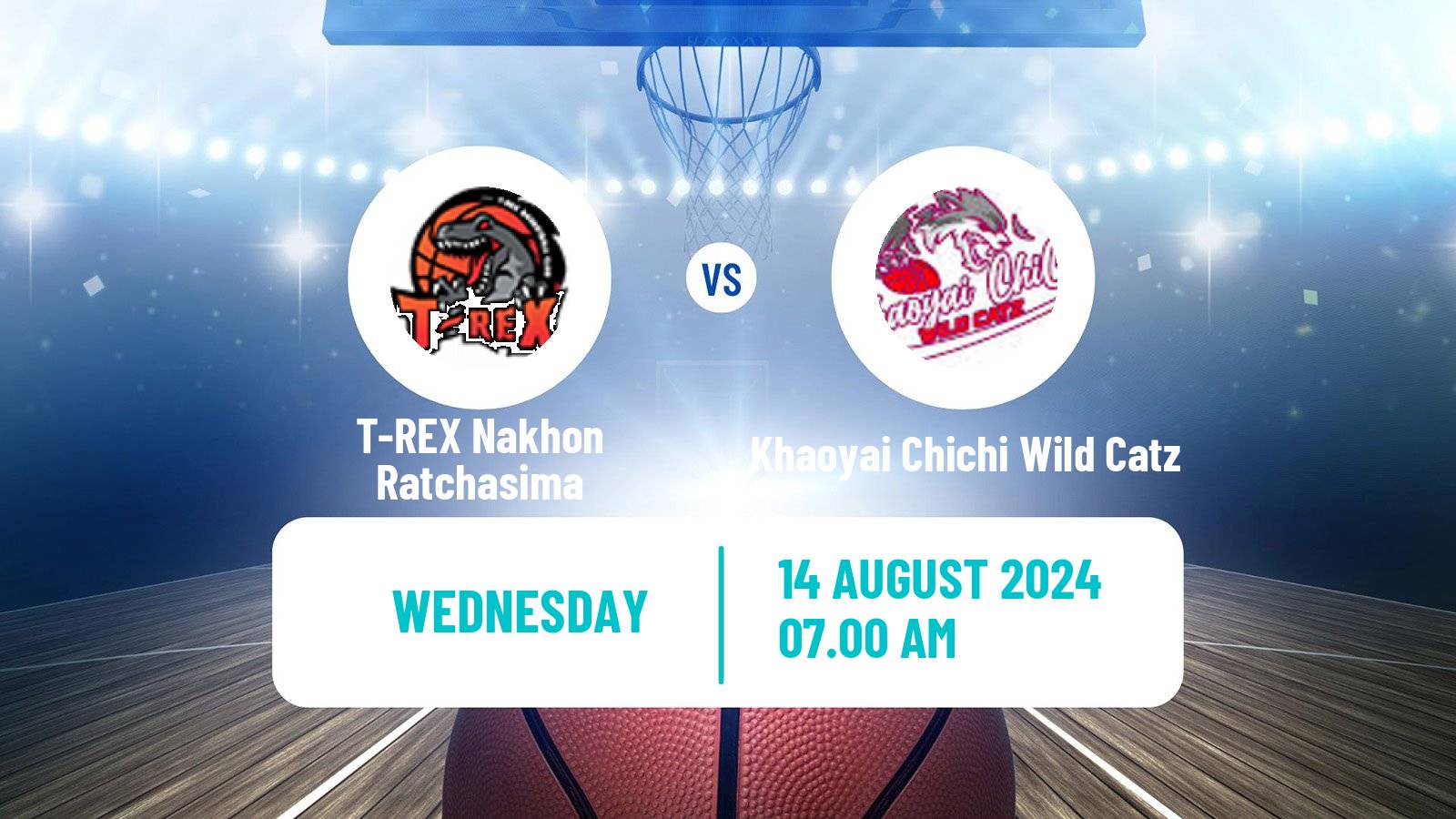 Basketball Thai TBL T-REX Nakhon Ratchasima - Khaoyai Chichi Wild Catz