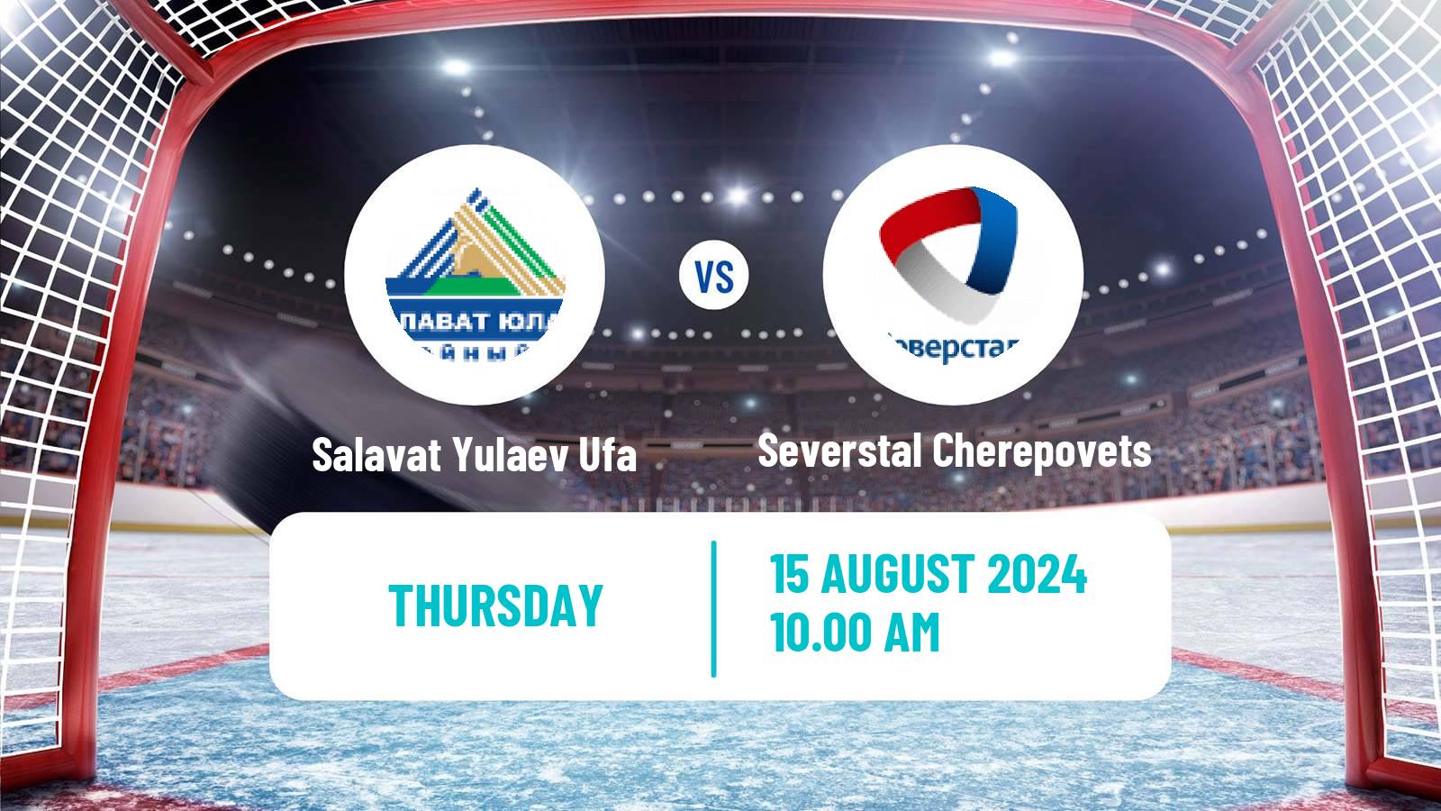 Hockey Club Friendly Ice Hockey Salavat Yulaev Ufa - Severstal Cherepovets