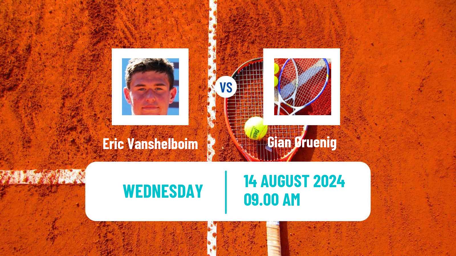 Tennis ITF M25 Muttenz Men Eric Vanshelboim - Gian Gruenig