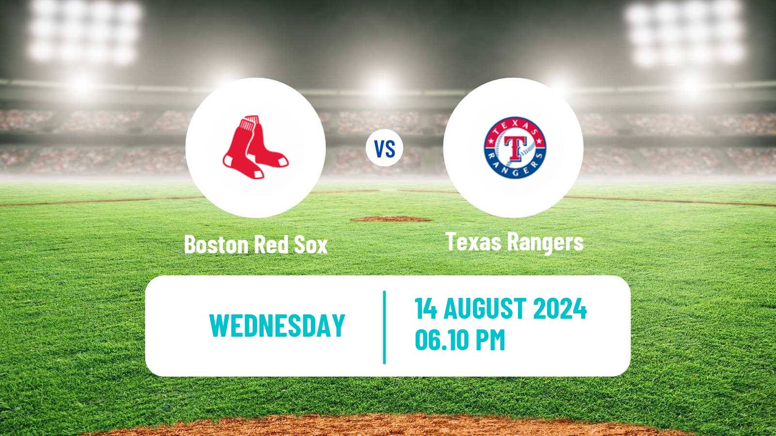 Baseball MLB Boston Red Sox - Texas Rangers