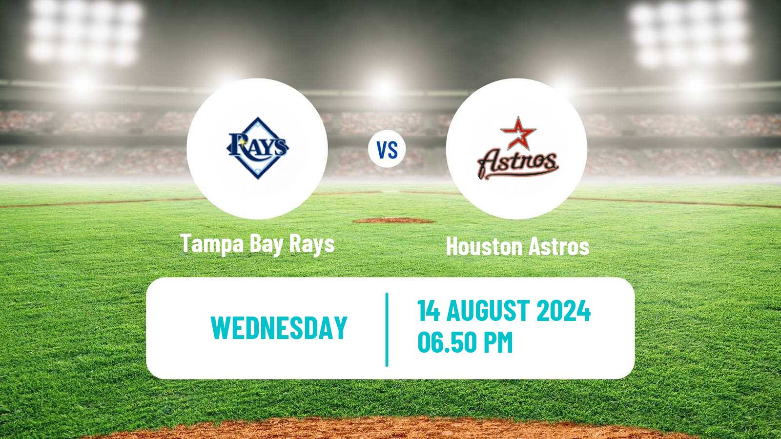 Baseball MLB Tampa Bay Rays - Houston Astros