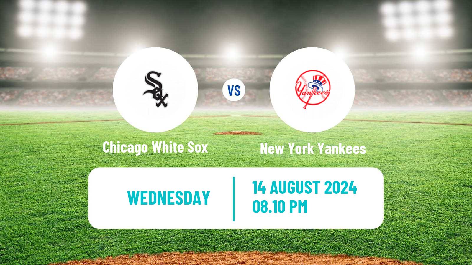 Baseball MLB Chicago White Sox - New York Yankees