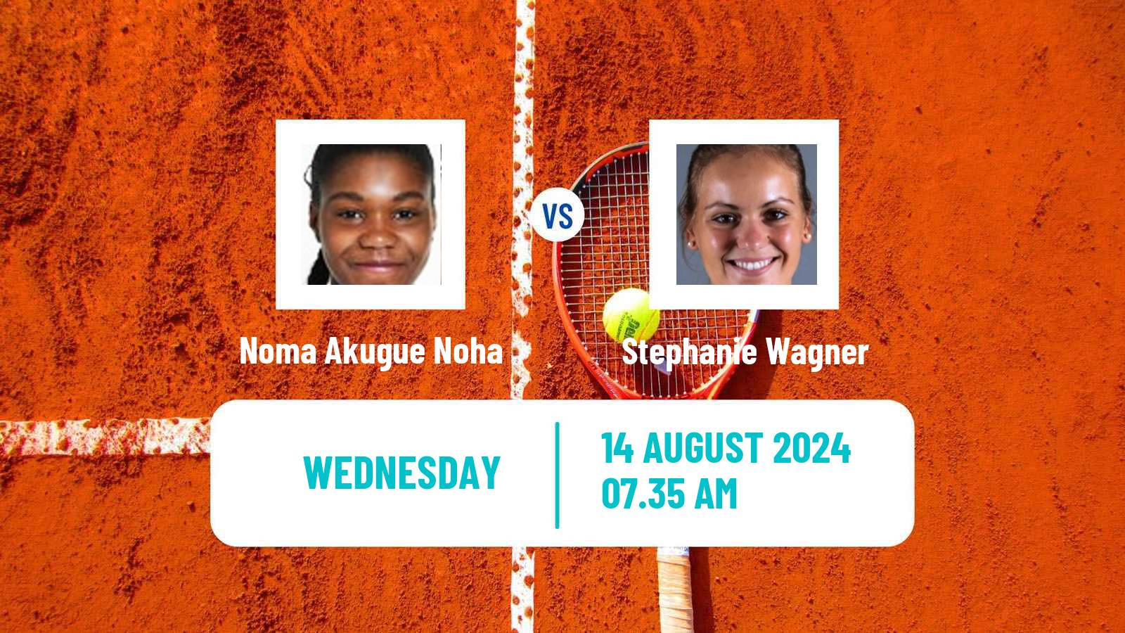 Tennis ITF W75 Amstetten Women Noma Akugue Noha - Stephanie Wagner