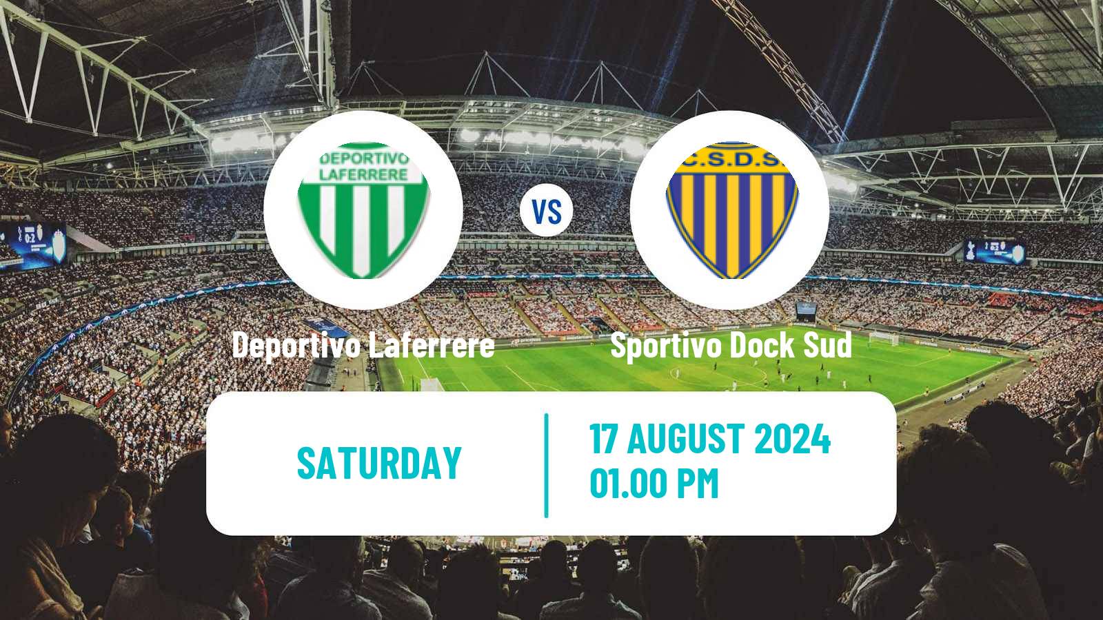 Soccer Argentinian Primera B Deportivo Laferrere - Sportivo Dock Sud