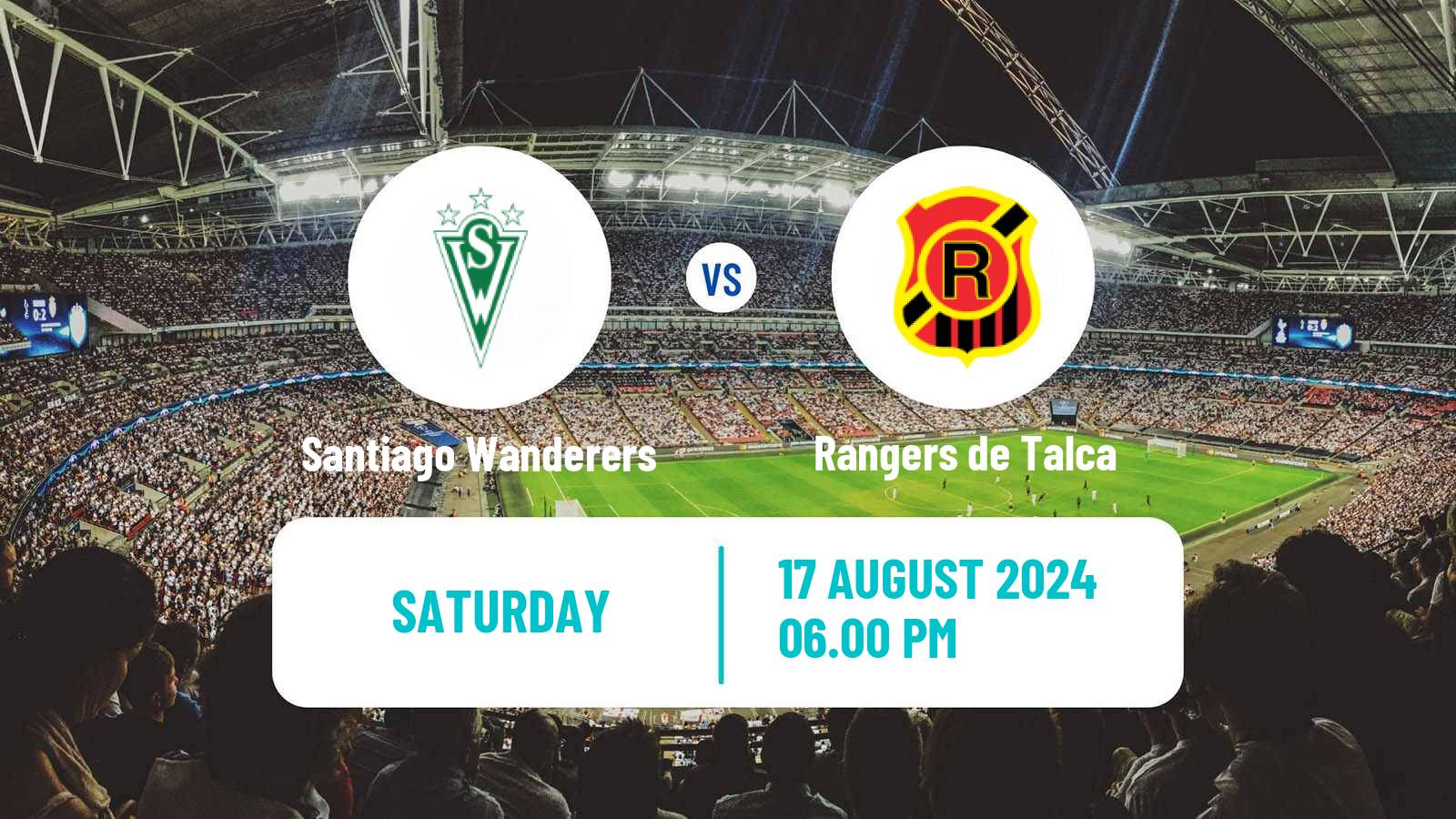 Soccer Chilean Primera B Santiago Wanderers - Rangers de Talca