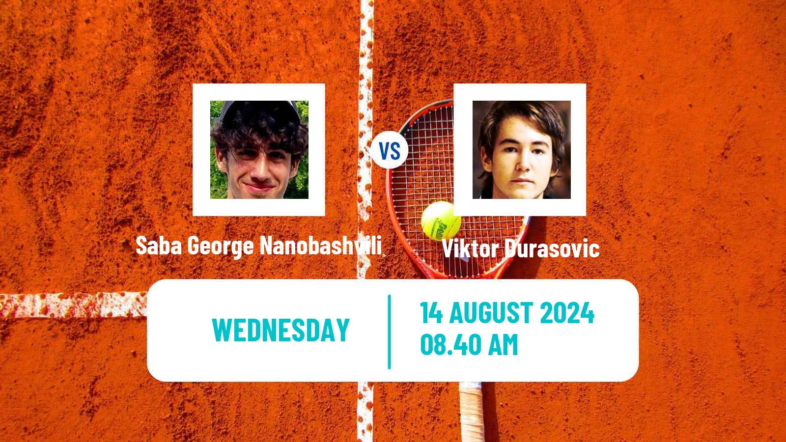 Tennis ITF M15 Ystad Men Saba George Nanobashvili - Viktor Durasovic