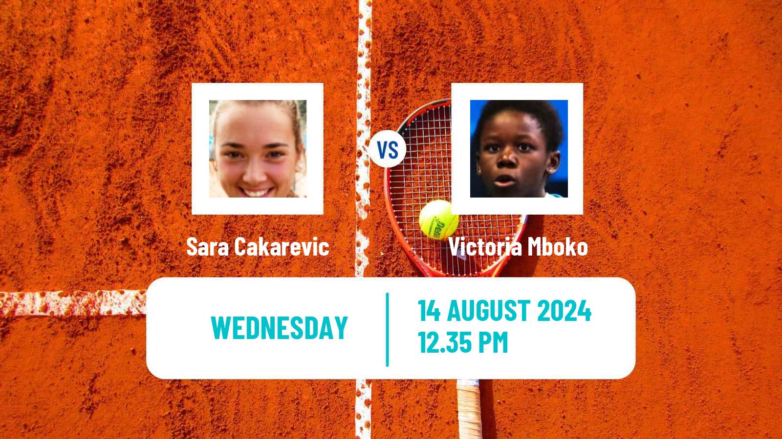 Tennis ITF W75 Kursumlijska Banja Women Sara Cakarevic - Victoria Mboko