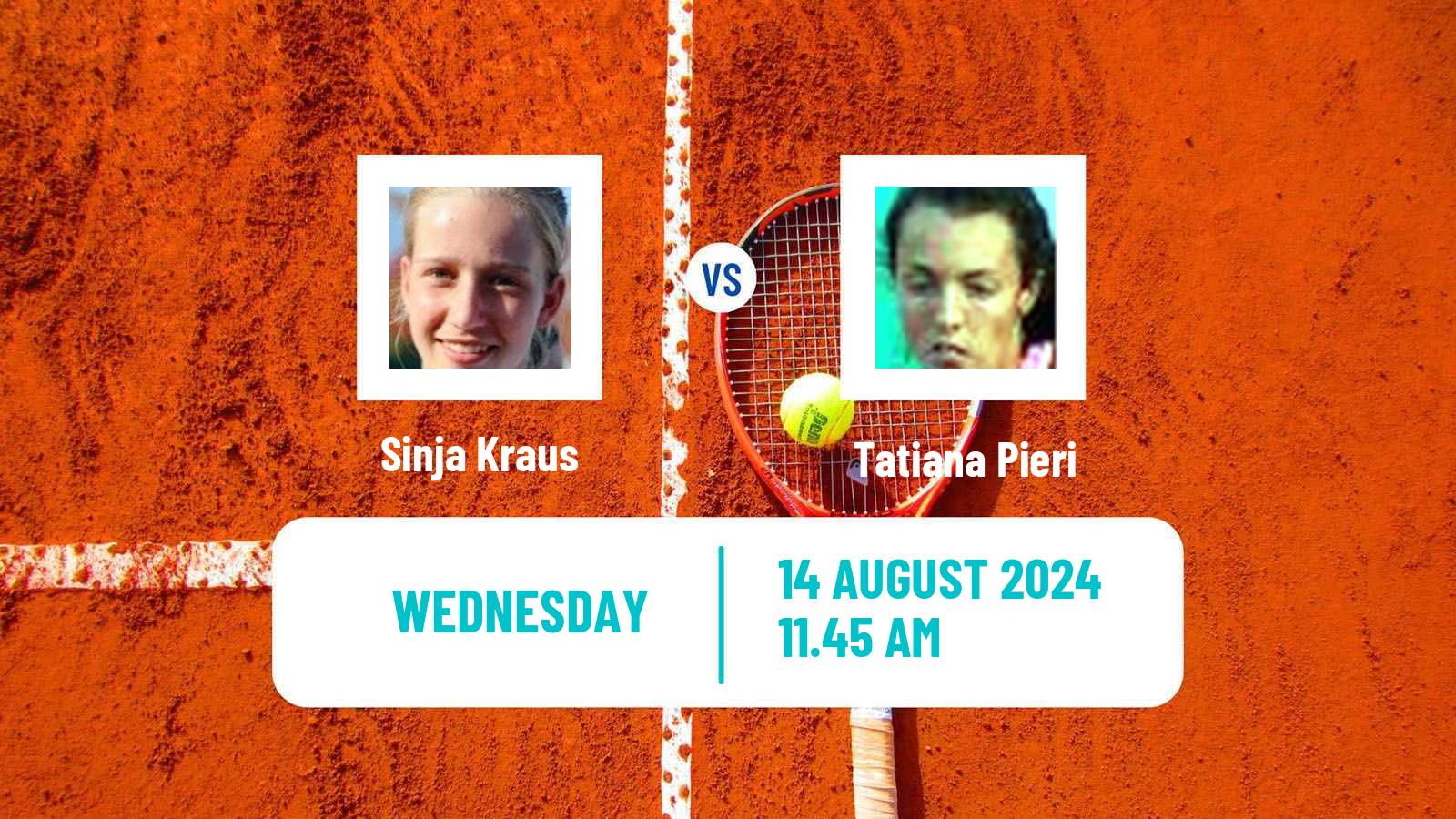 Tennis ITF W75 Amstetten Women Sinja Kraus - Tatiana Pieri