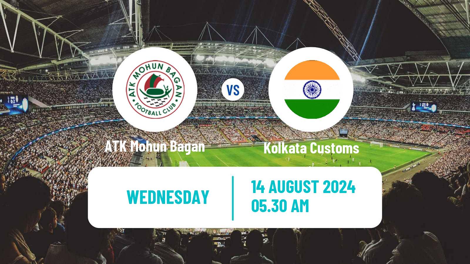 Soccer Calcutta Premier Division ATK Mohun Bagan - Kolkata Customs