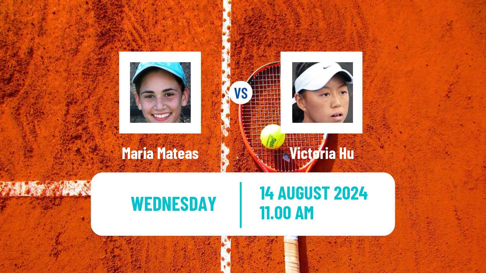 Tennis ITF W100 Cary Nc Women Maria Mateas - Victoria Hu