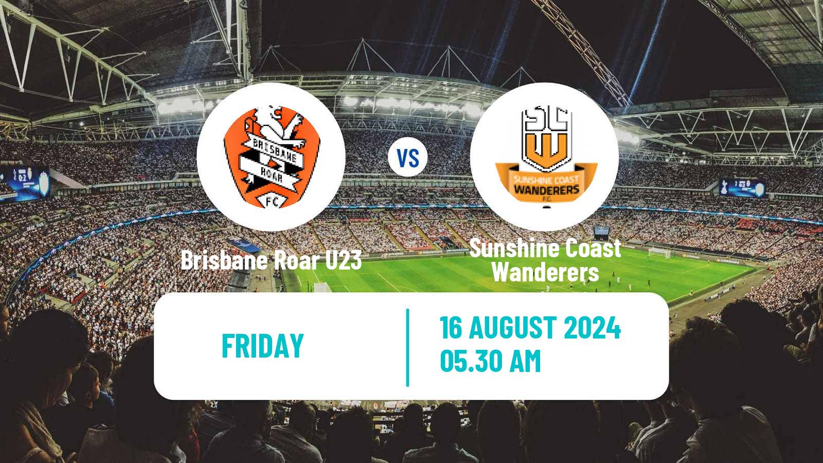 Soccer Australian NPL Queensland Brisbane Roar U23 - Sunshine Coast Wanderers