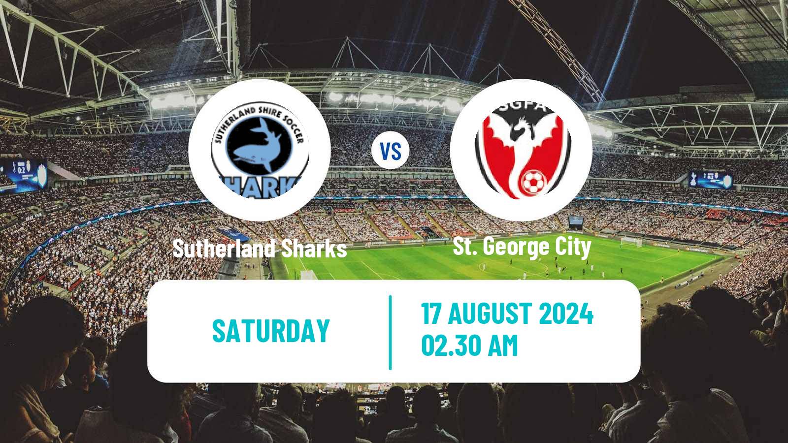 Soccer Australian NPL NSW Sutherland Sharks - St. George City