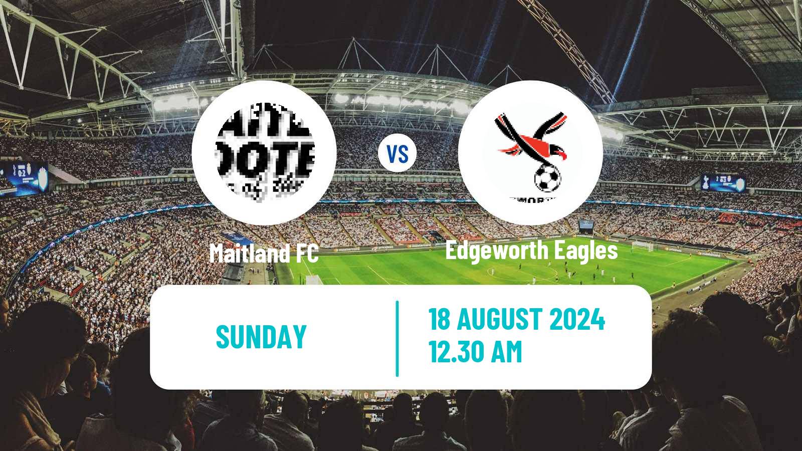 Soccer Australian NPL Northern NSW Maitland - Edgeworth Eagles