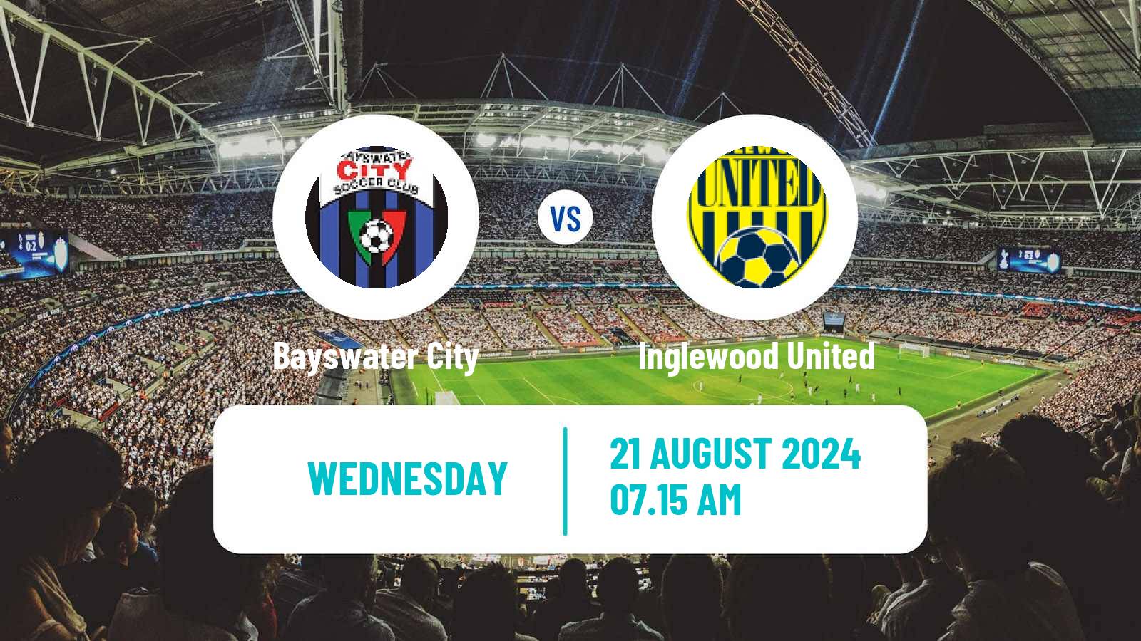 Soccer Australian NPL Western Australia Bayswater City - Inglewood United