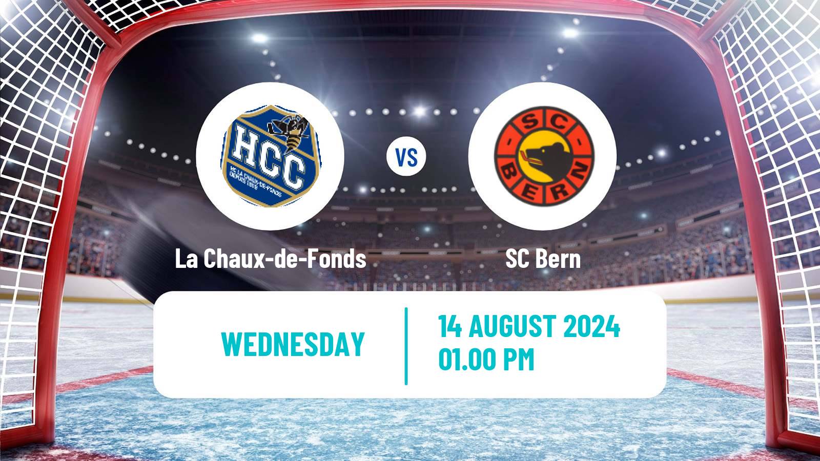 Hockey Club Friendly Ice Hockey La Chaux-de-Fonds - Bern