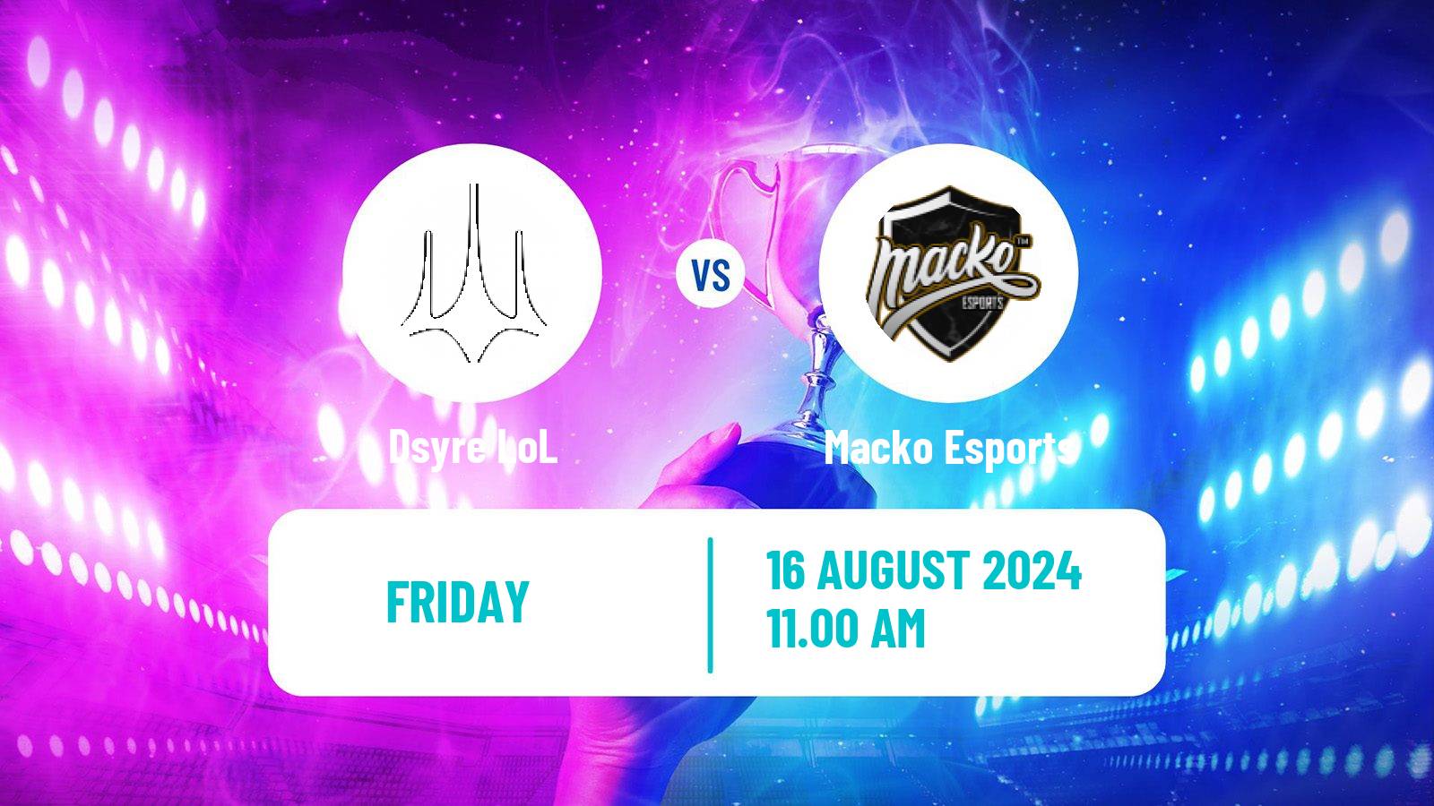 Esports League Of Legends Emea Masters Dsyre - Macko Esports