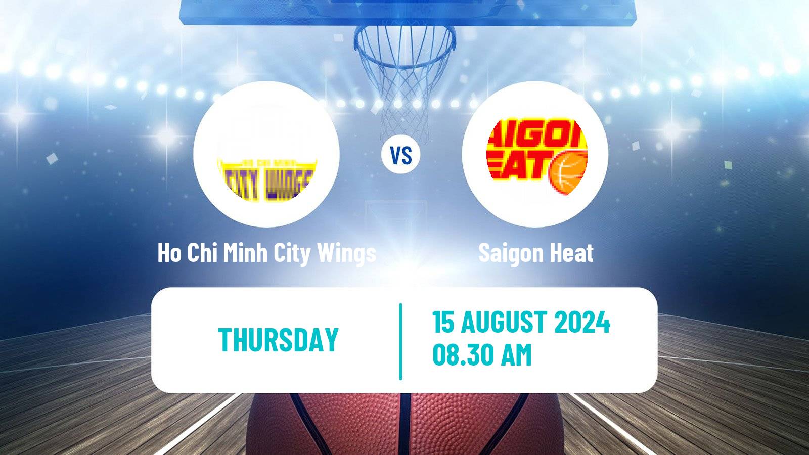 Basketball Vietnamese VBA Ho Chi Minh City Wings - Saigon Heat